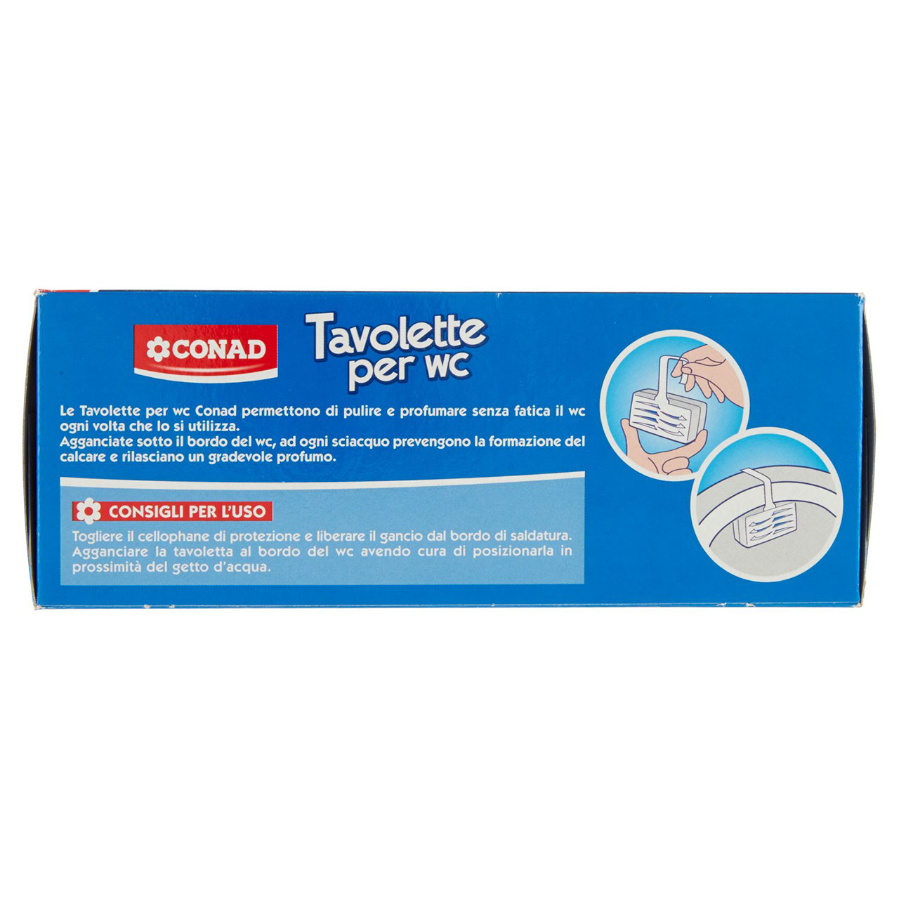 Tavolette per wc Freschezza Marina 4 x 40 g Conad