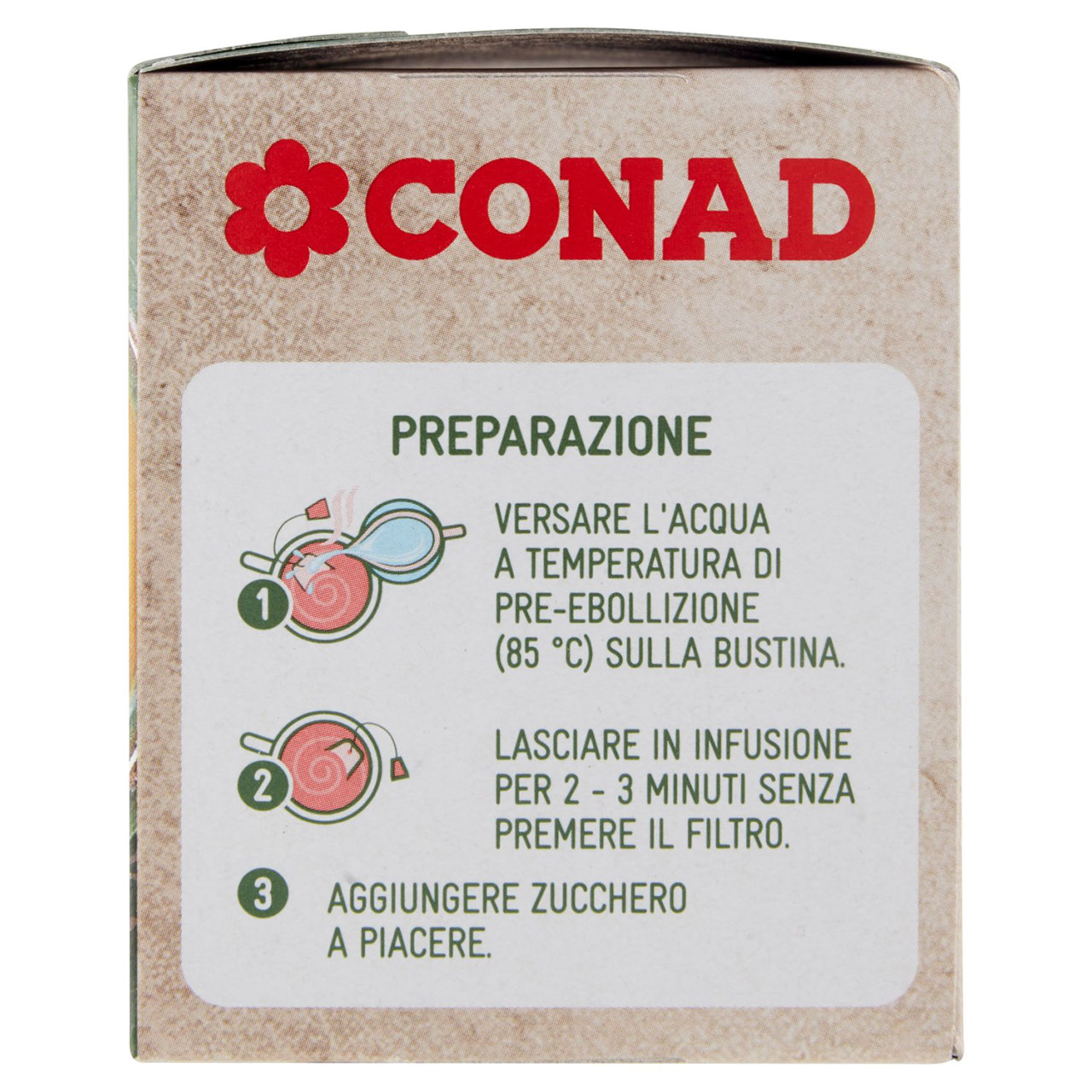 Tè Verde 25 Filtri da 2 g Conad