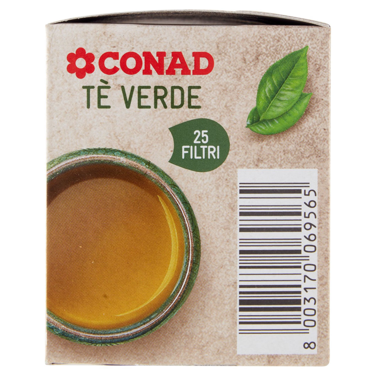 Tè Verde 25 Filtri da 2 g Conad