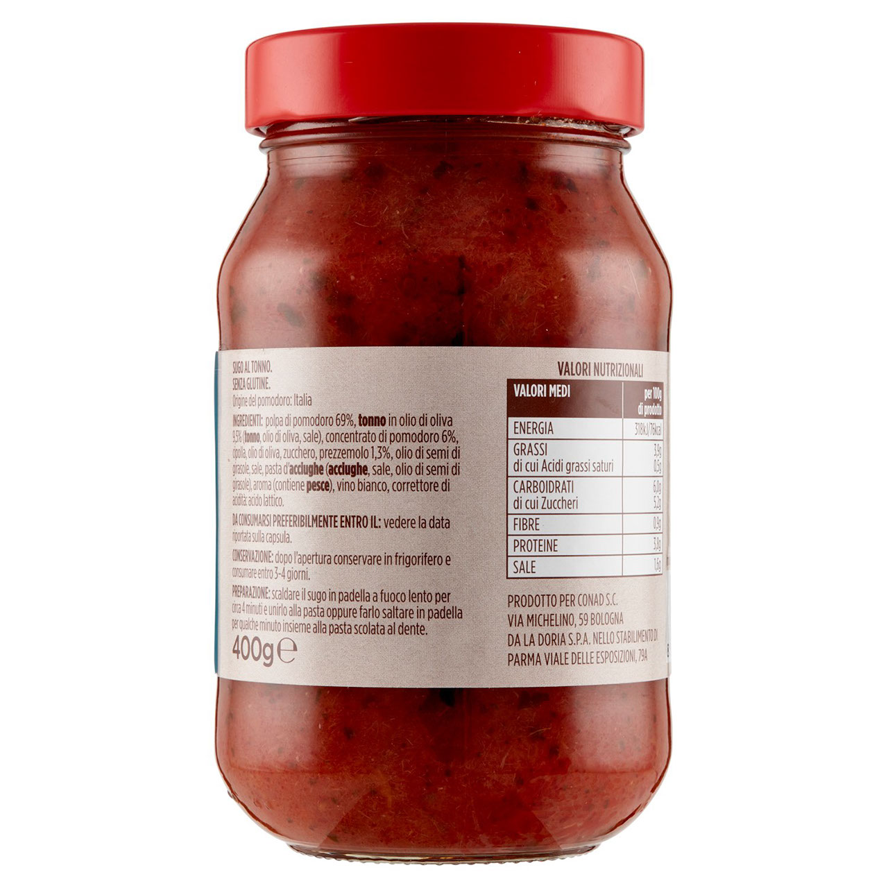 Sugo al Tonno 400 g Conad in vendita online