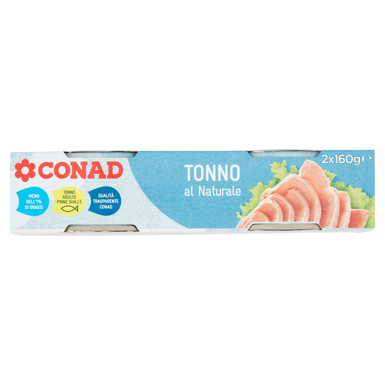 Tonno al Naturale 2 x 160 g Conad