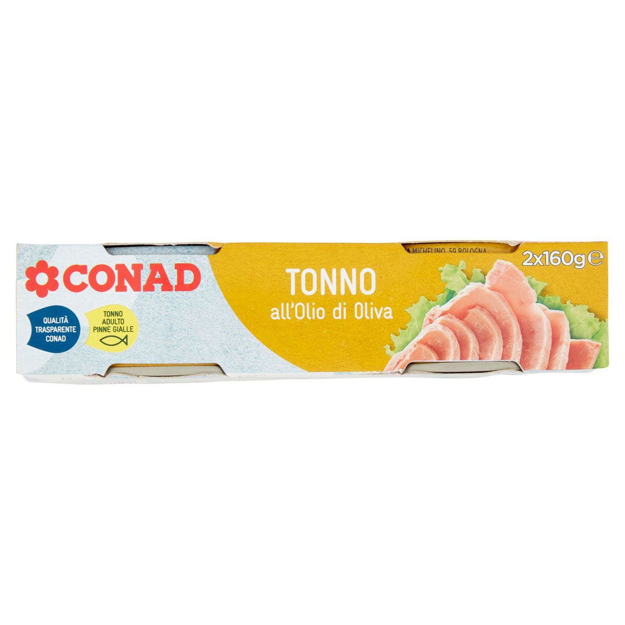 Tonno all'olio d'oliva g 160 x 2 Conad