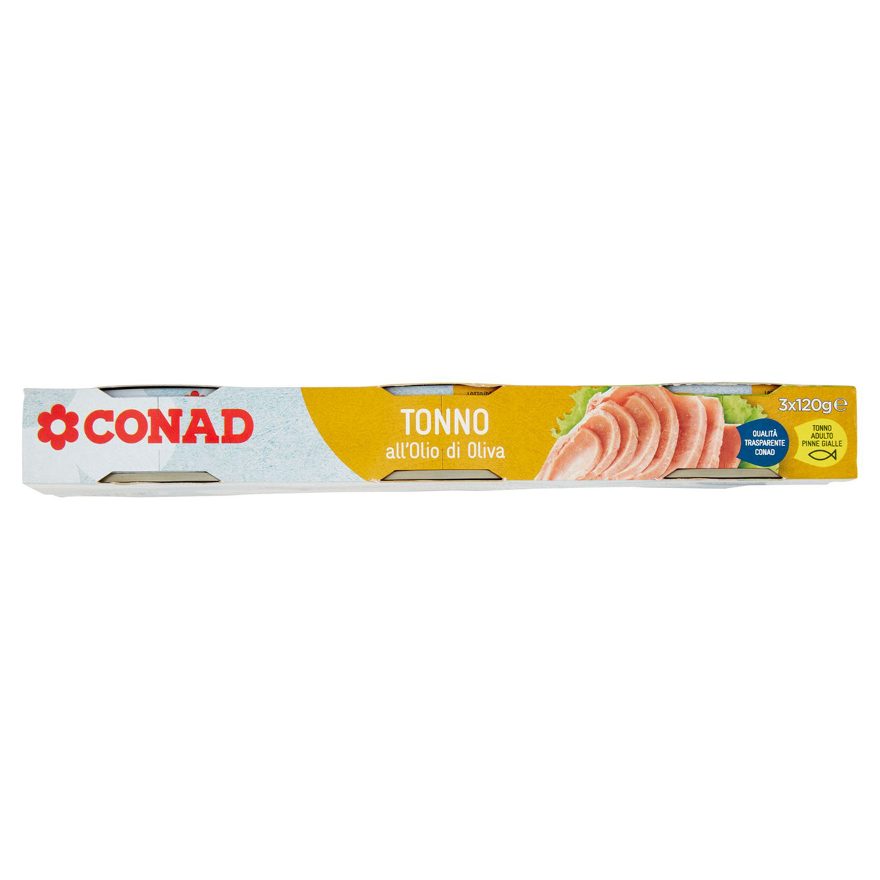 Tonno all'Olio di Oliva 3 x 120 g Conad