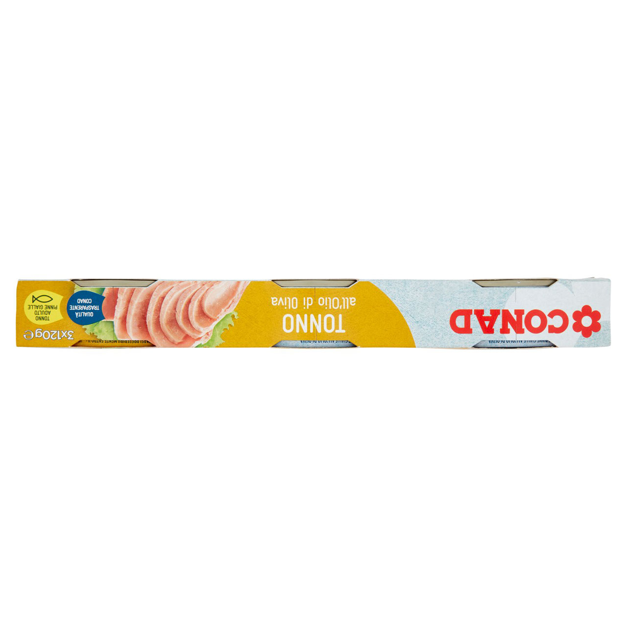 Tonno all'Olio di Oliva 3 x 120 g Conad