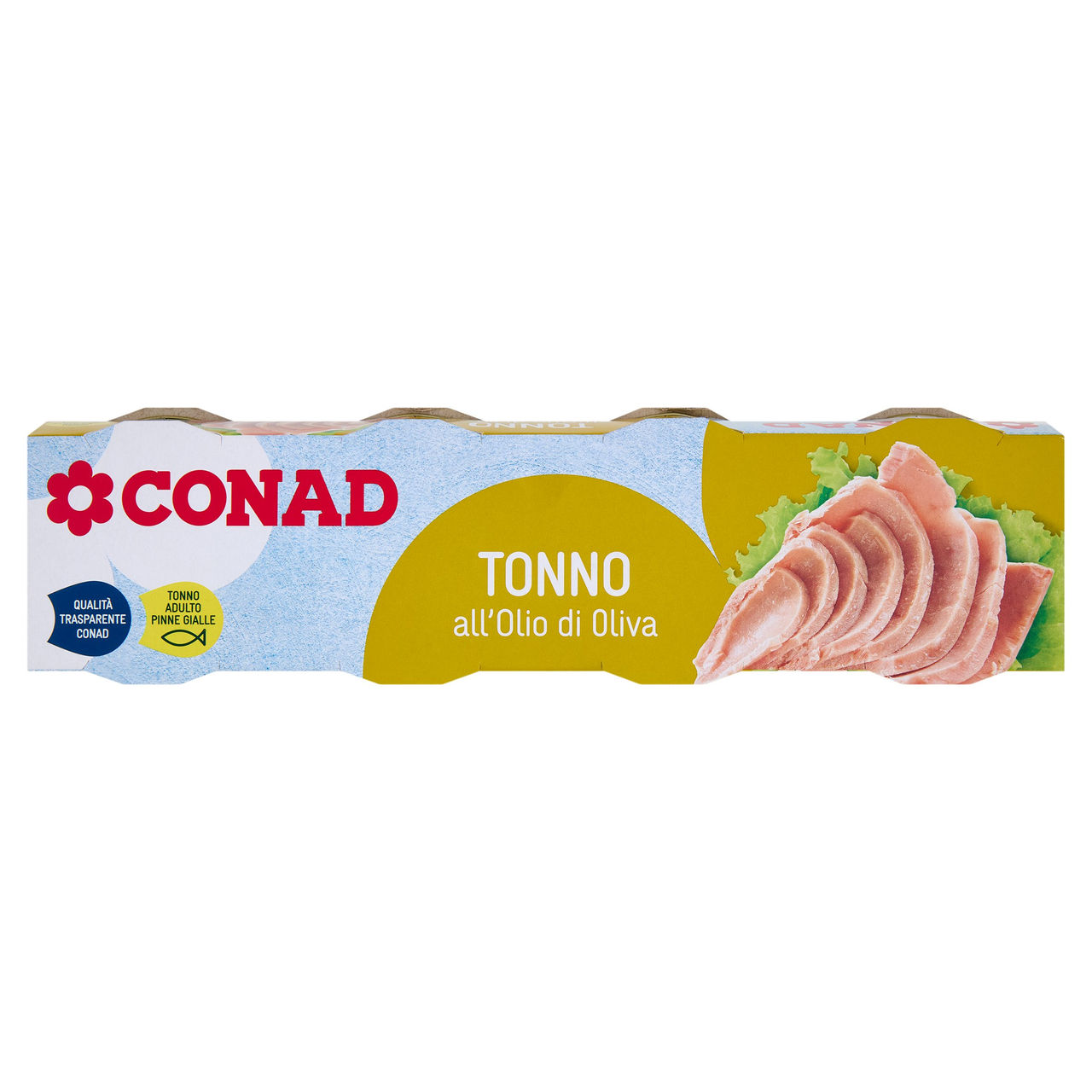 CONAD Tonno all'Olio di Oliva 4 x 70 g