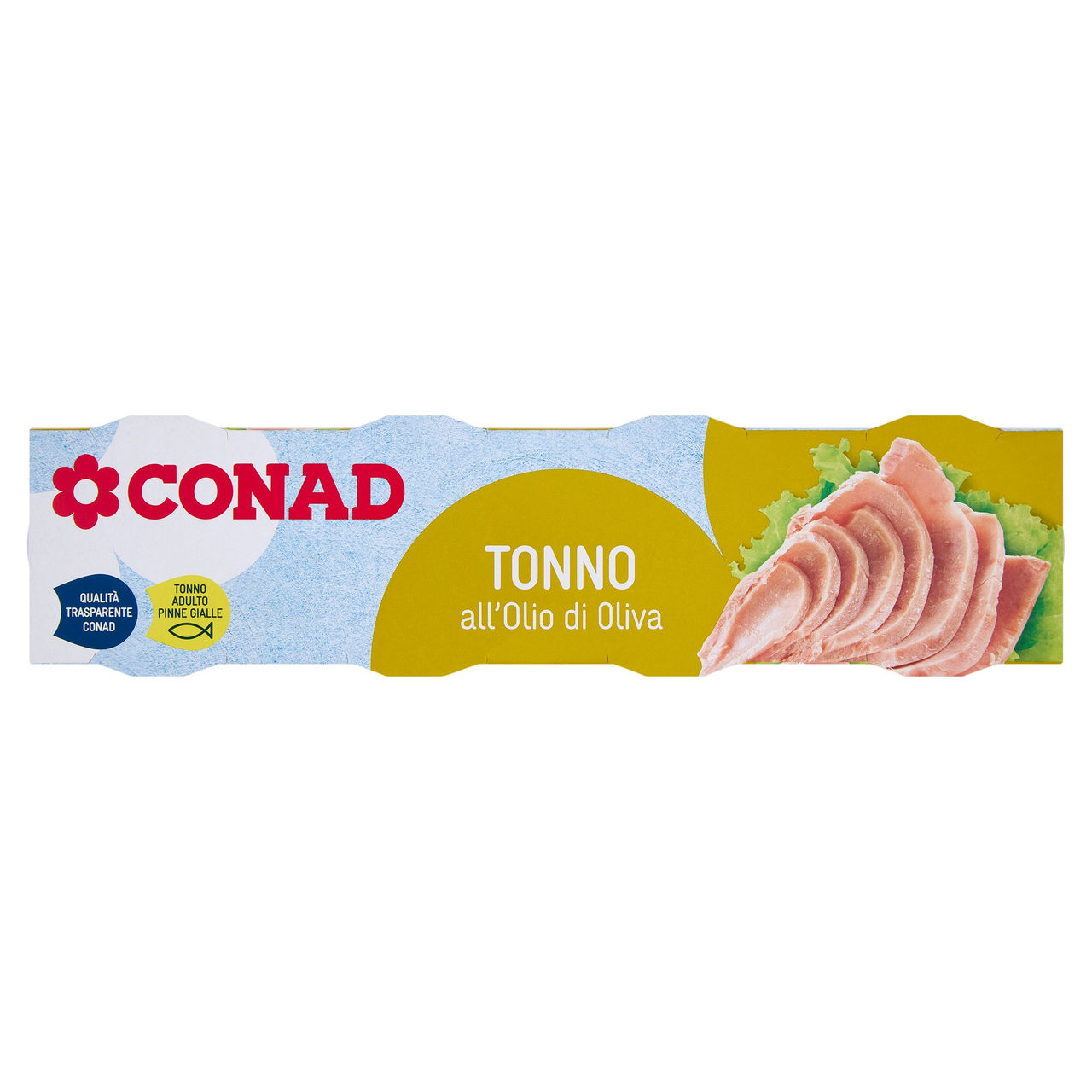 CONAD Tonno all'Olio di Oliva 4 x 70 g