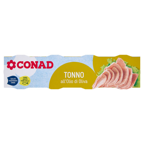 CONAD Tonno all'Olio di Oliva 4 x 70 g