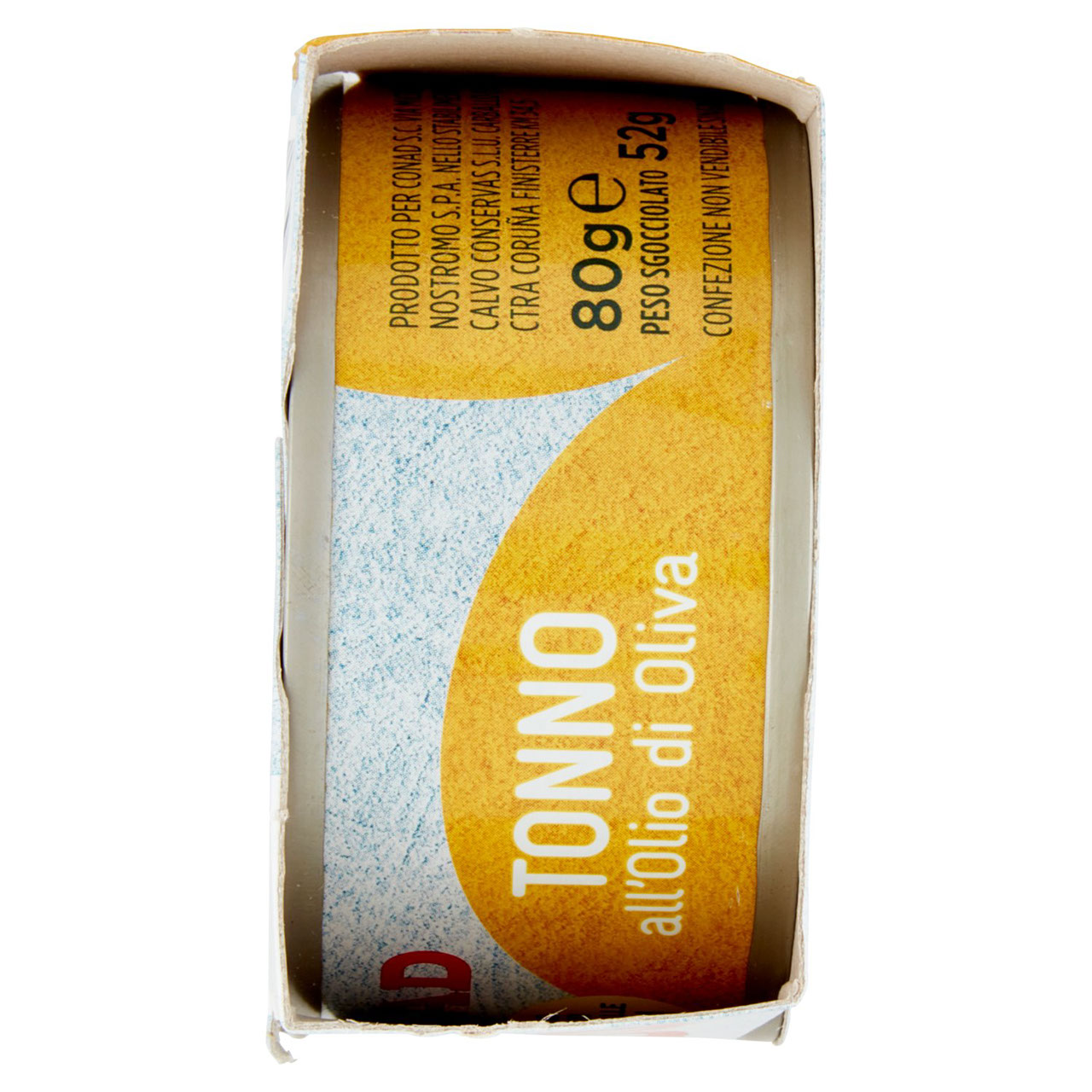 Tonno all'olio d'oliva g 80 x 4 Conad