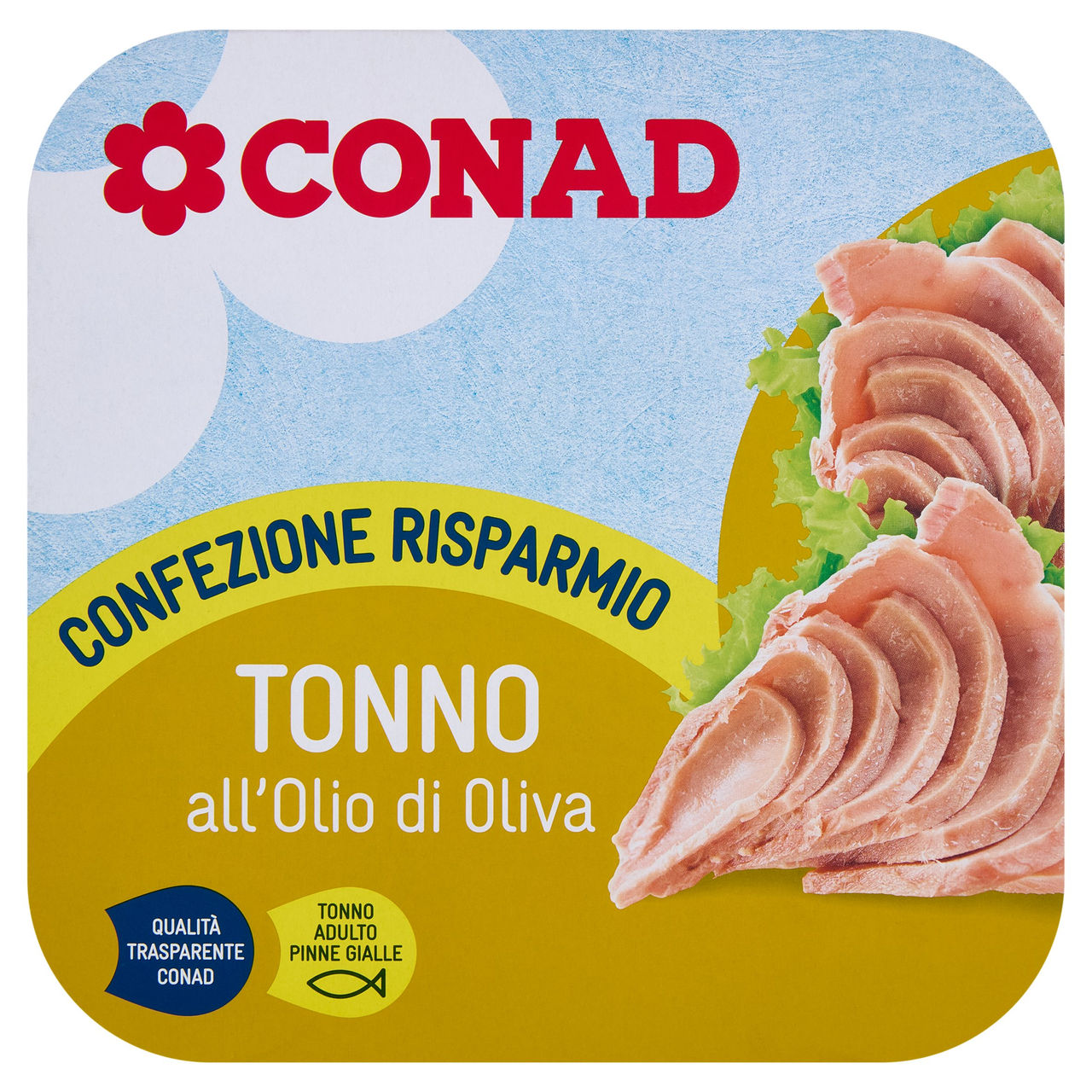 CONAD Tonno all'Olio di Oliva 9 x 70 g