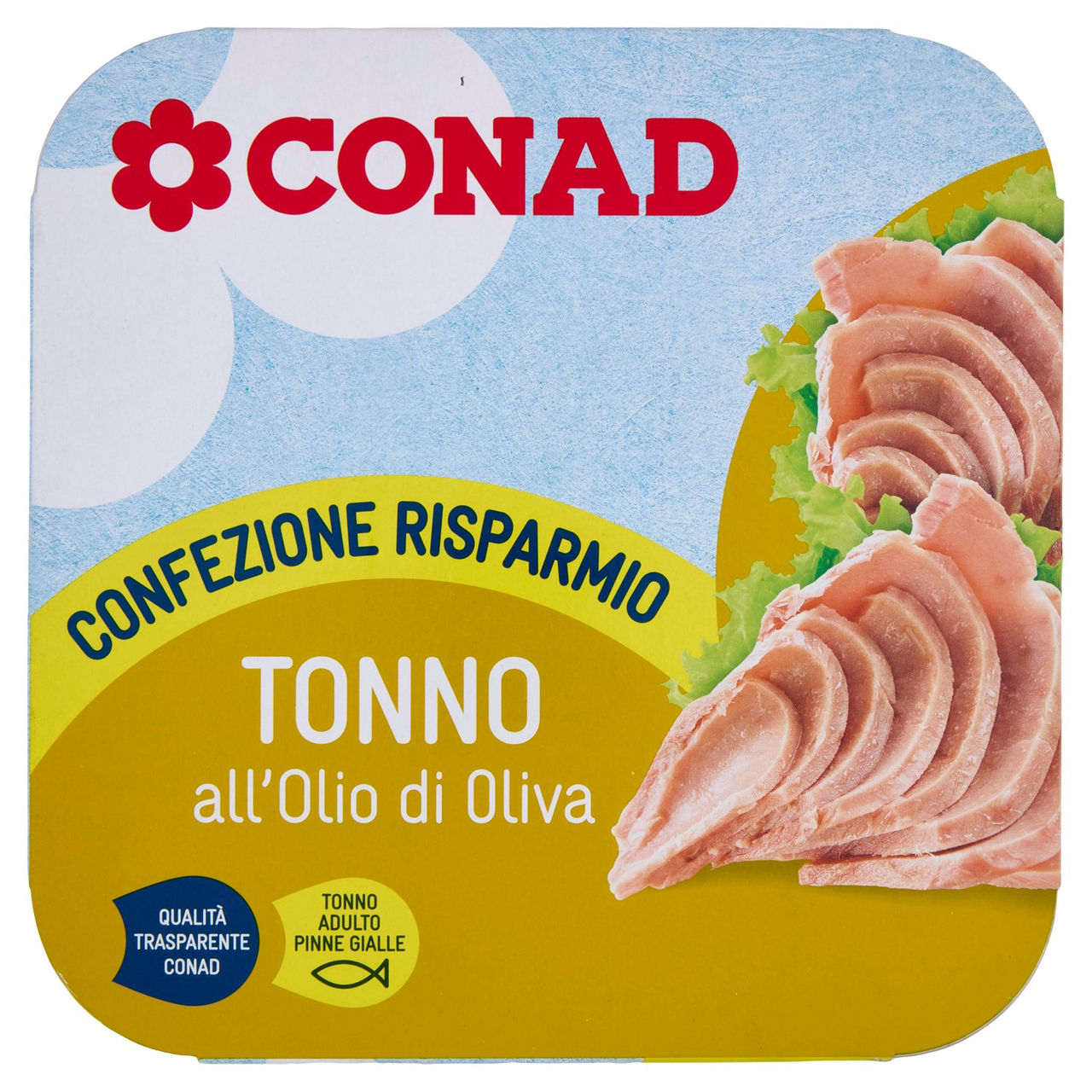 CONAD Tonno all'Olio di Oliva 9 x 70 g