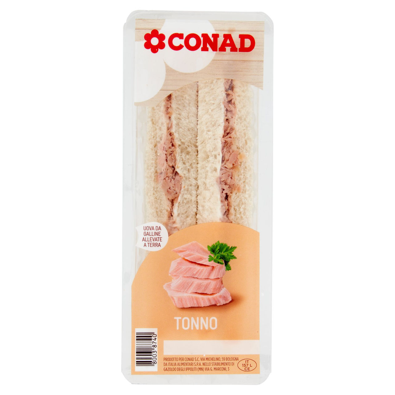 Tramezzini Tonno 150 g Conad in vendita online