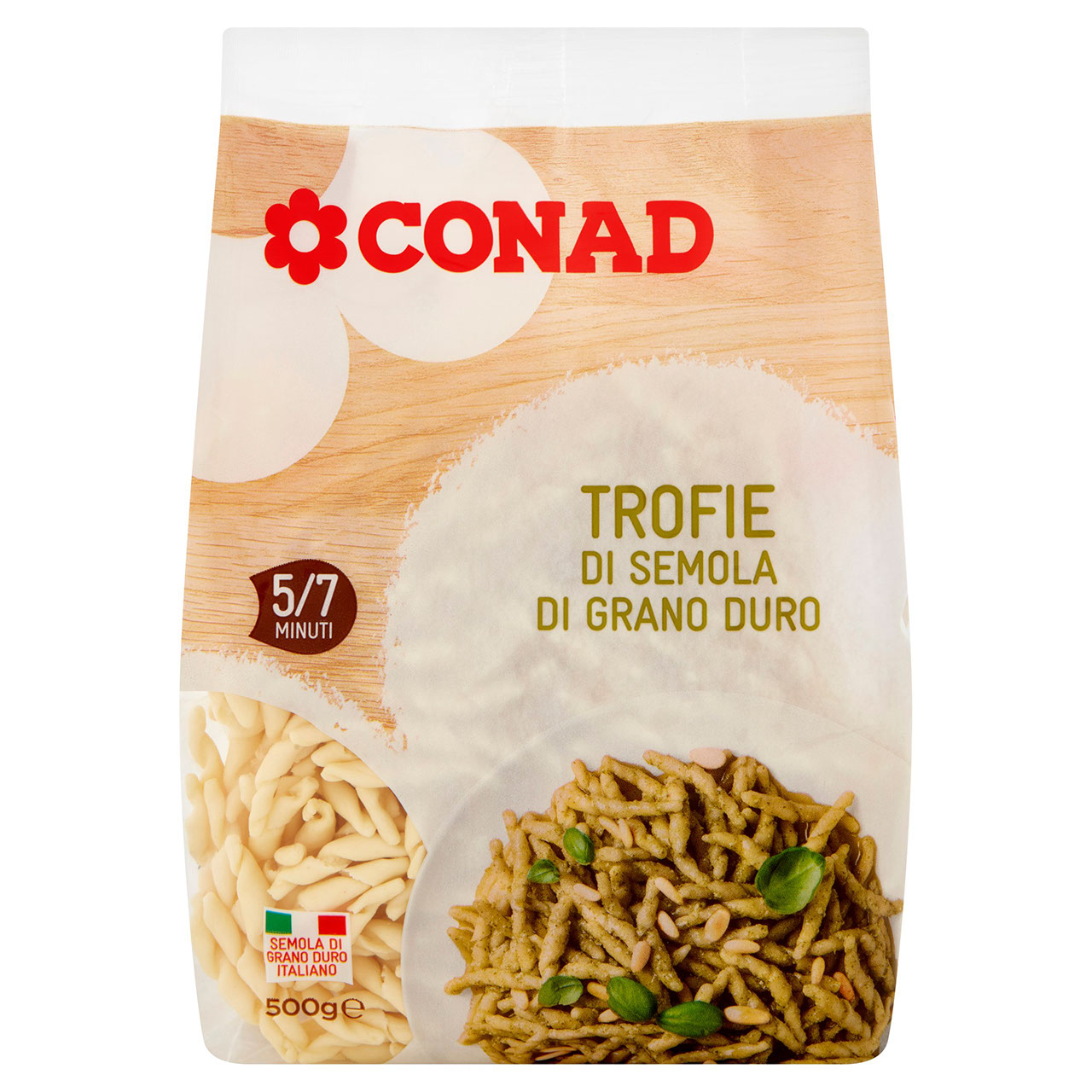 Trofie di Semola di Grano duro 500 g Conad