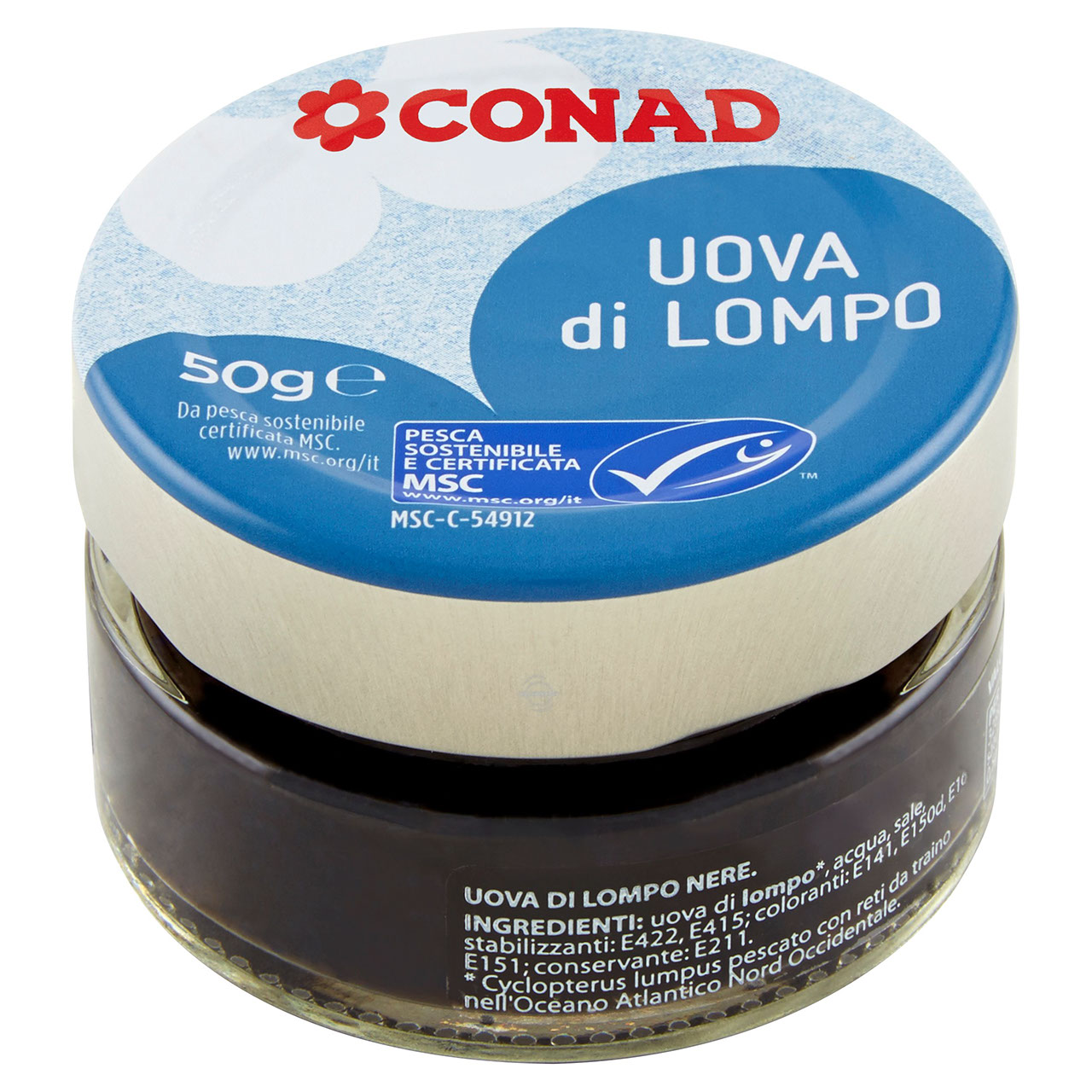 Uova di Lompo nere 50 g Conad in vendita online