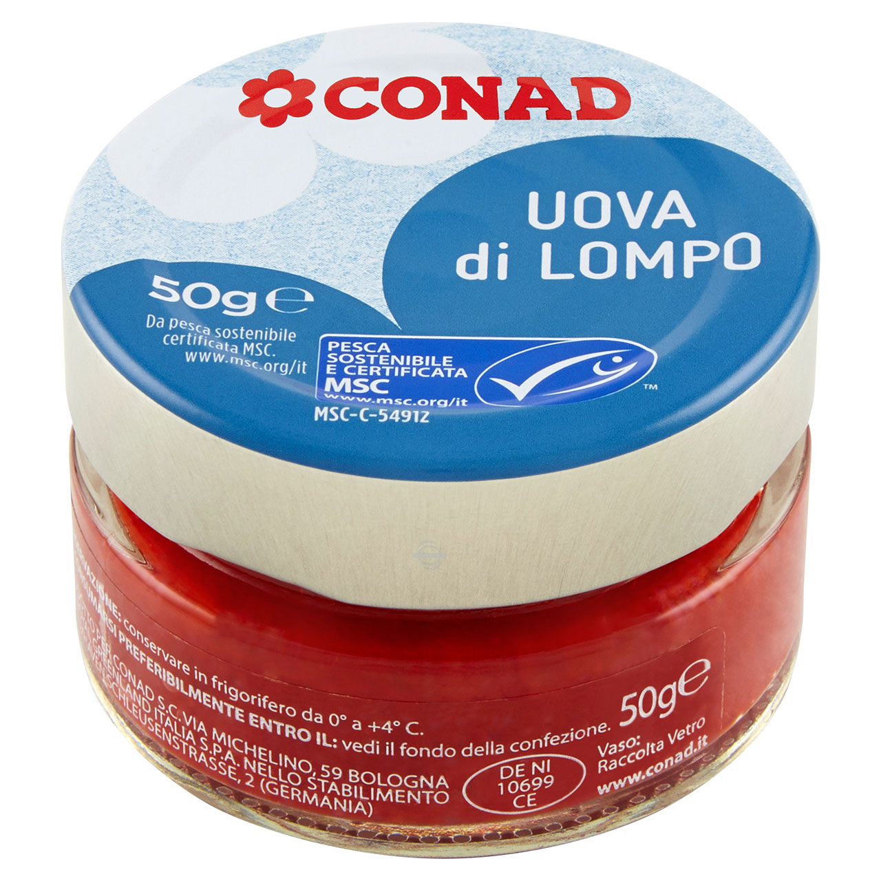 Uova di lompo rosse 50 g Conad in vendita online