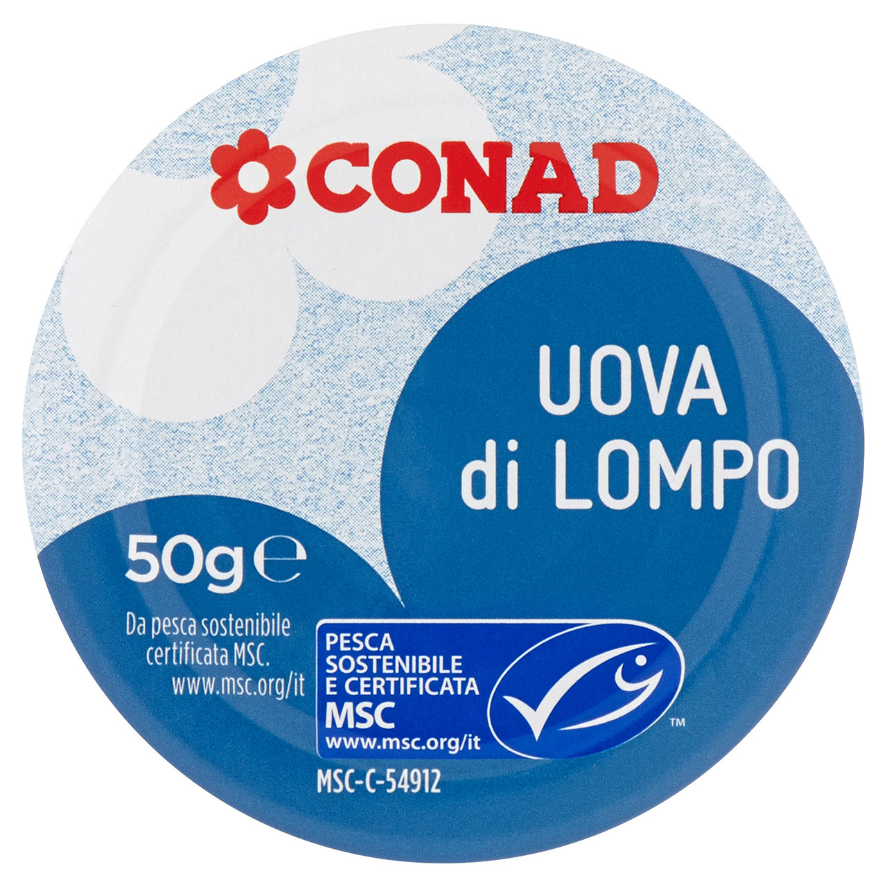 Uova di lompo rosse 50 g Conad in vendita online