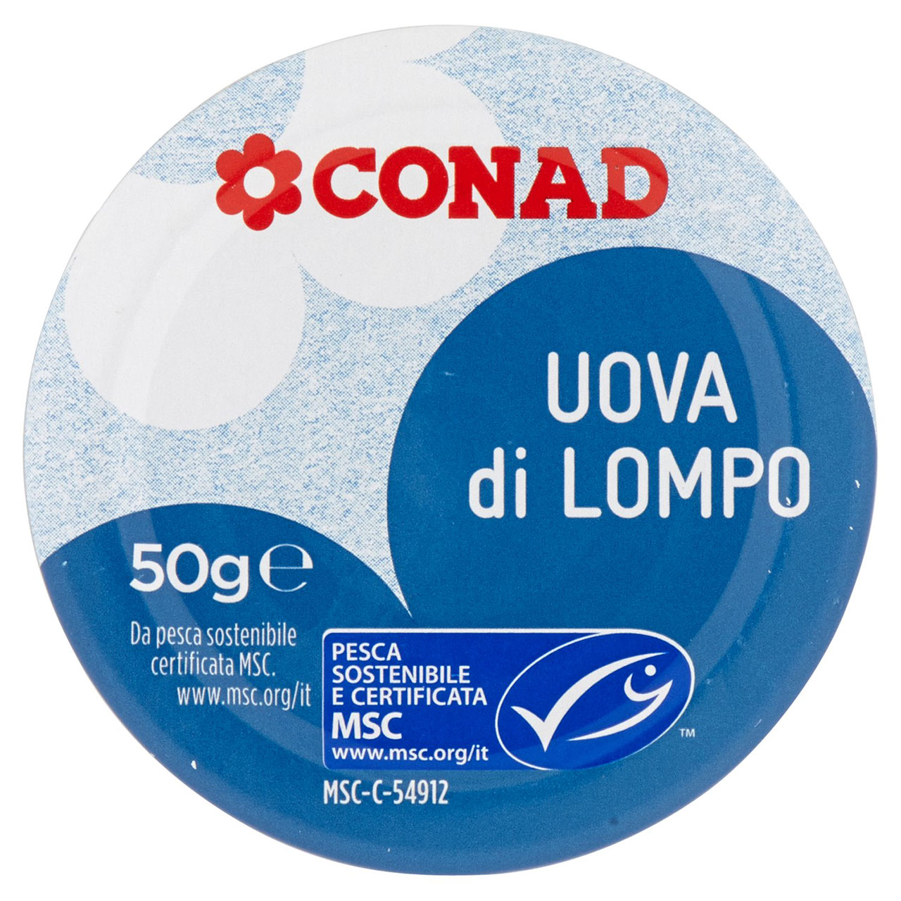 Uova di lompo rosse 50 g Conad in vendita online