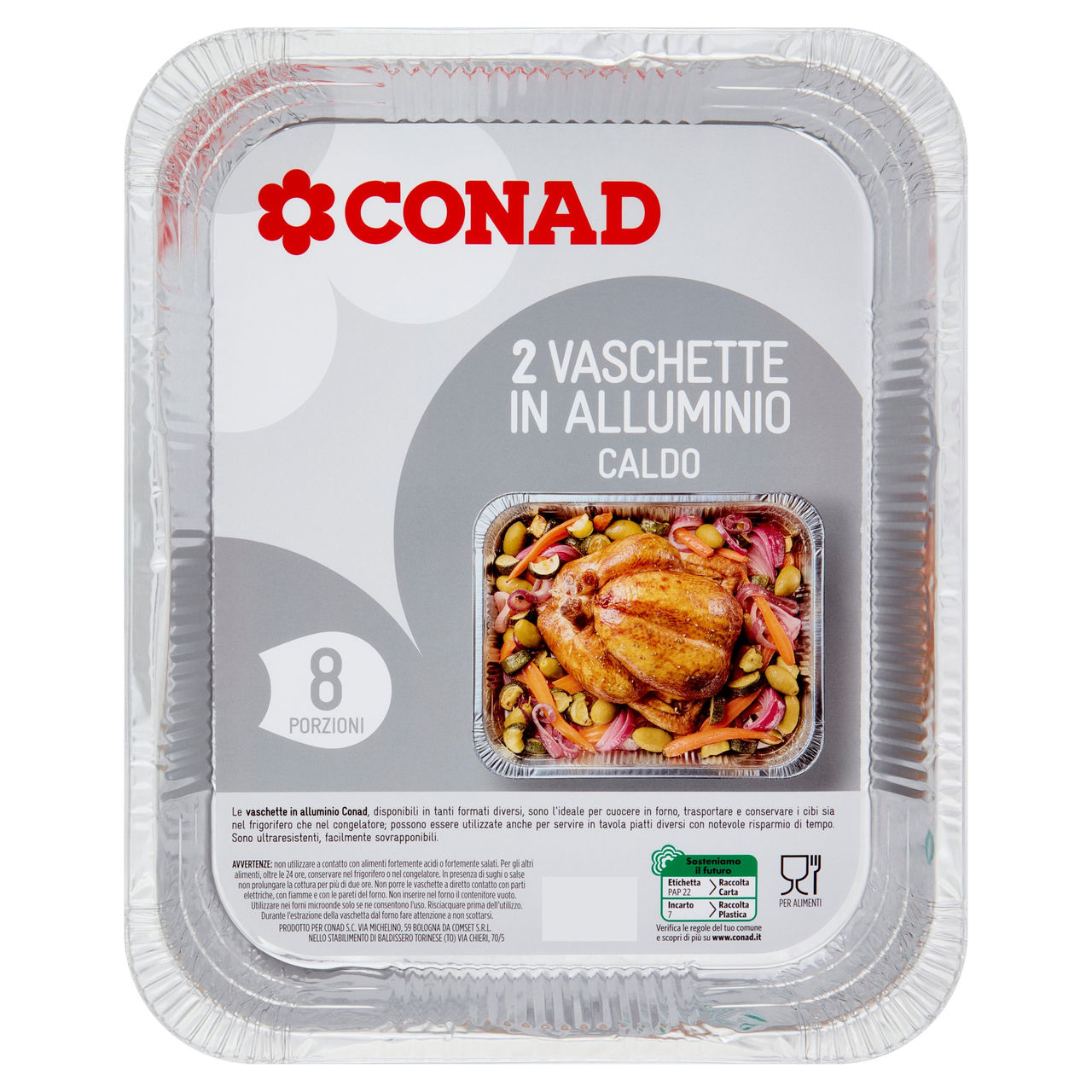 Vaschette in Alluminio Conad in vendita online