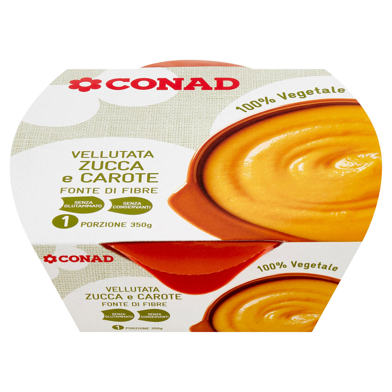 CONAD Vellutata Zucca e Carote 350 g