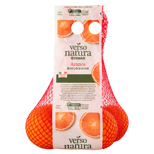 CONAD VERSO NATURA Arance Biologiche Washington Navel Italia Cal. 4 1 kg