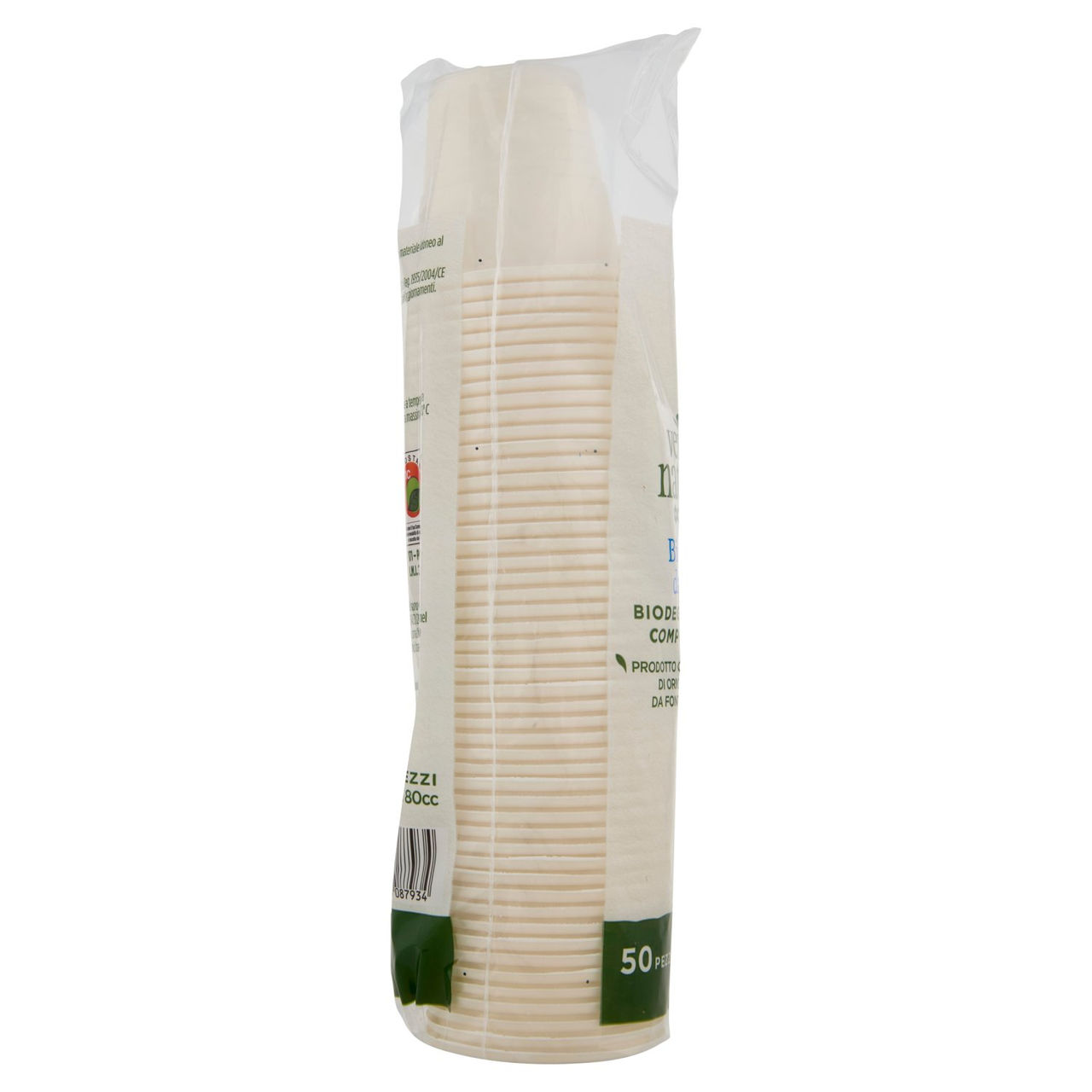 Bicchieri da Caffè Biodegradabili Verso Natura