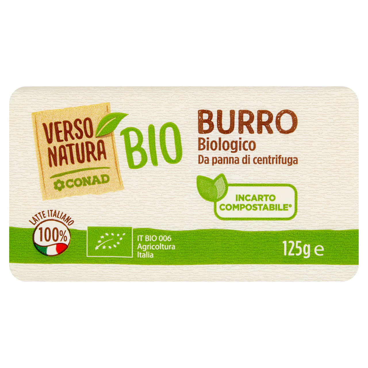 Burro Biologico 125 g Conad Verso Natura Bio