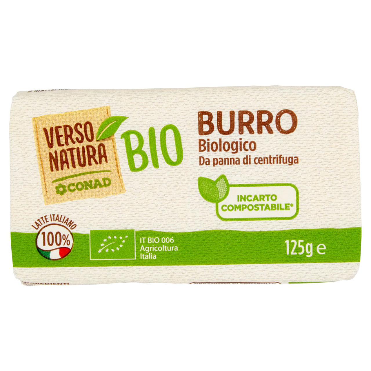 Burro Biologico 125 g Conad Verso Natura Bio