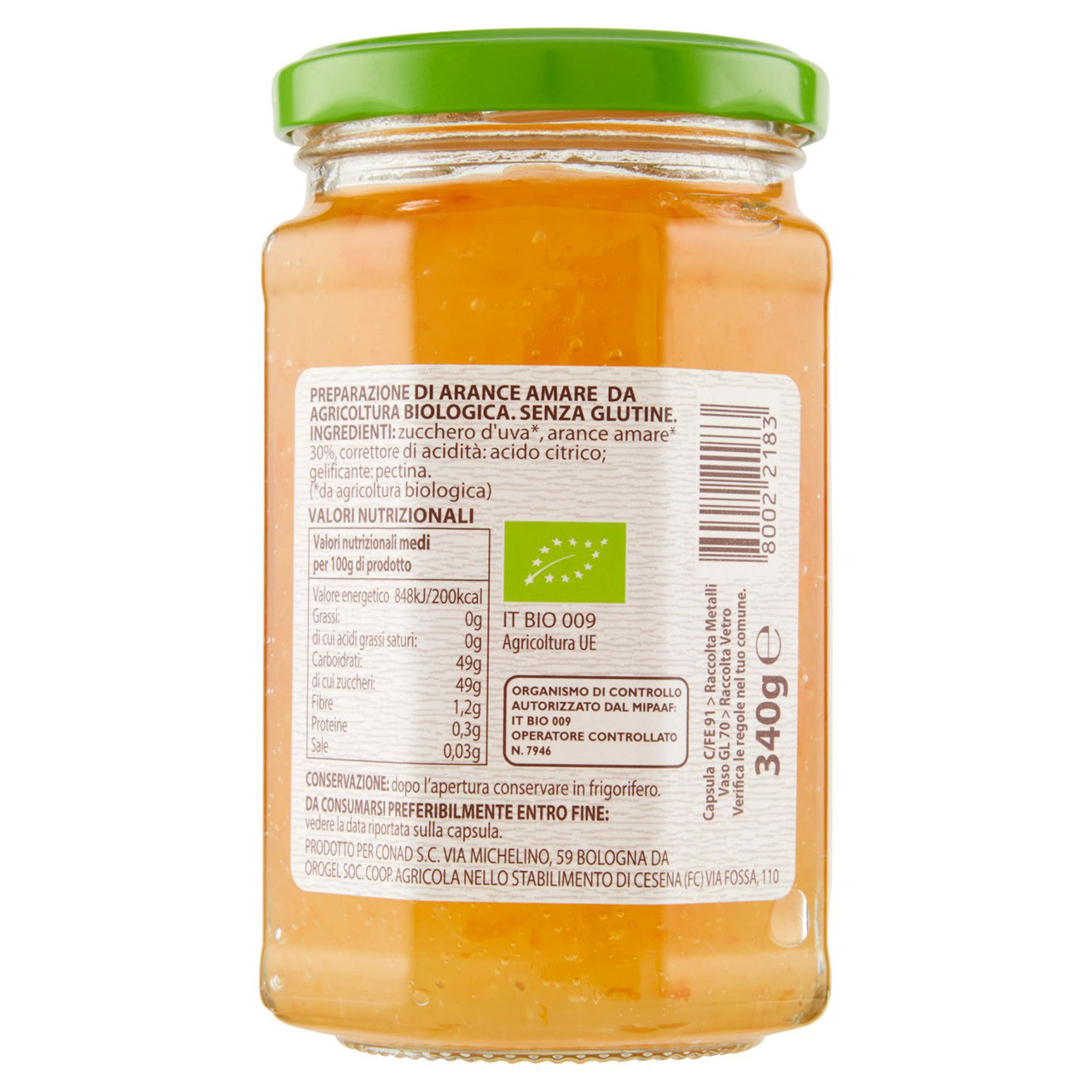 Marmellata di Arance Amare Bio Conad online