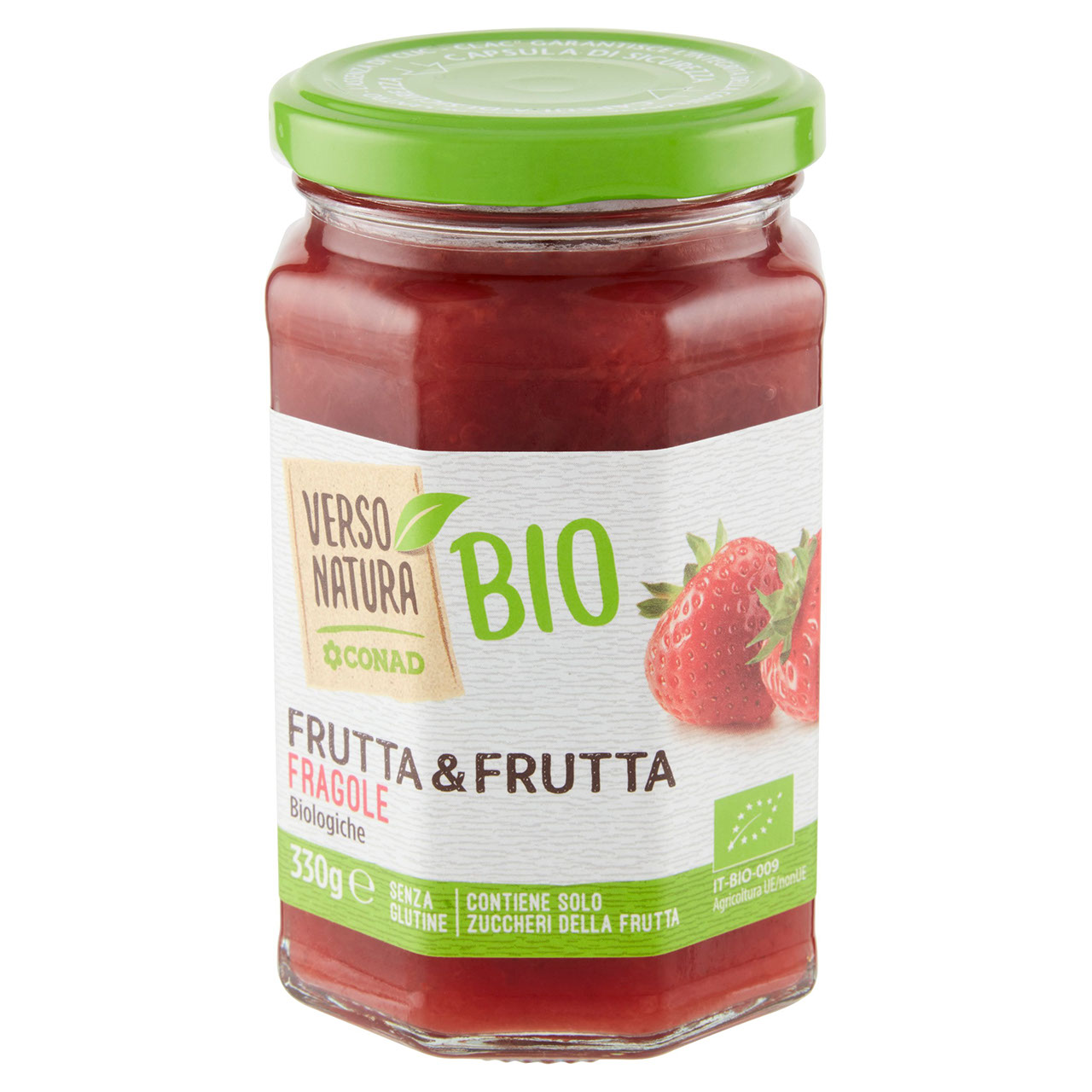 Bio Marmellata Fragole Biologiche 330g Conad