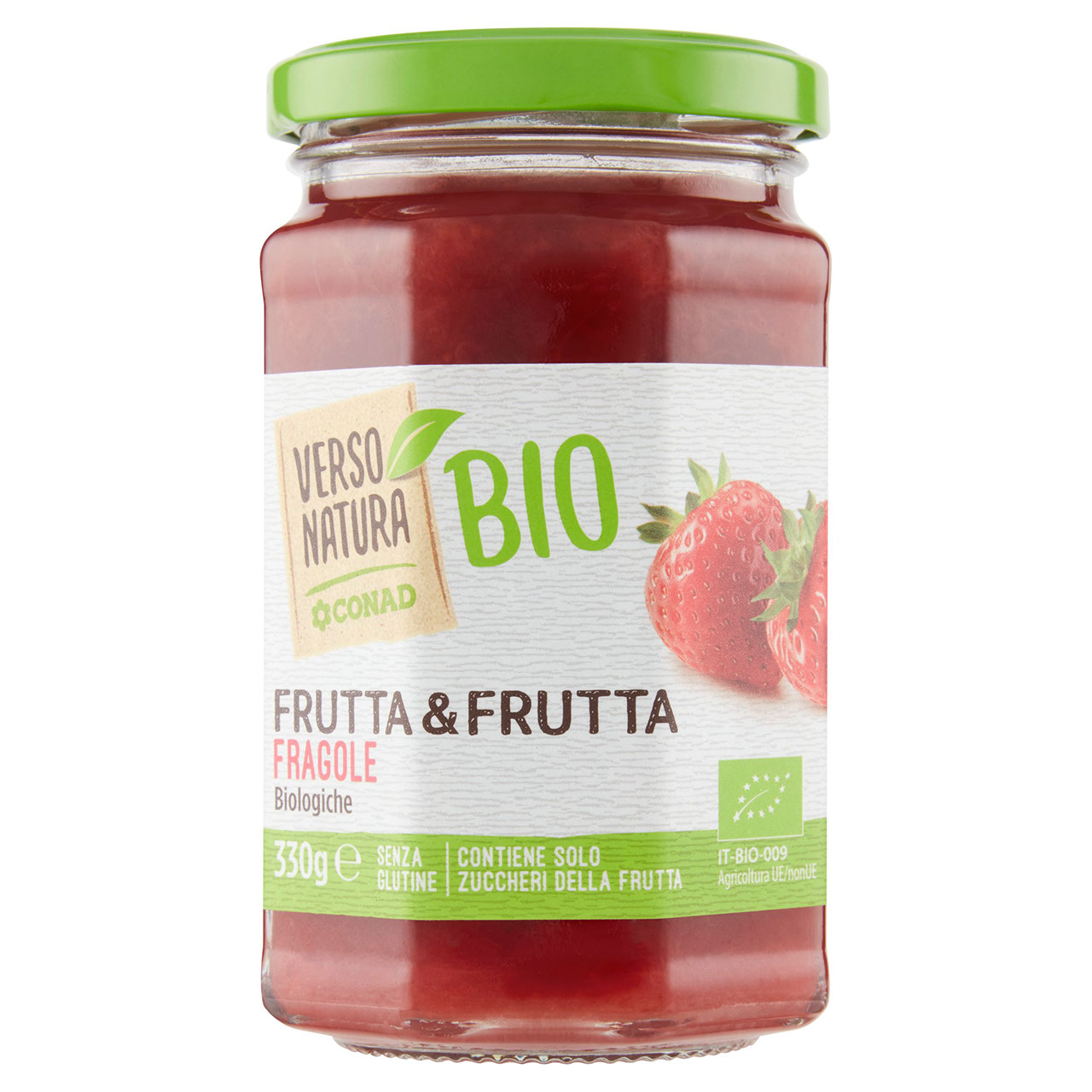 Bio Marmellata Fragole Biologiche 330g Conad