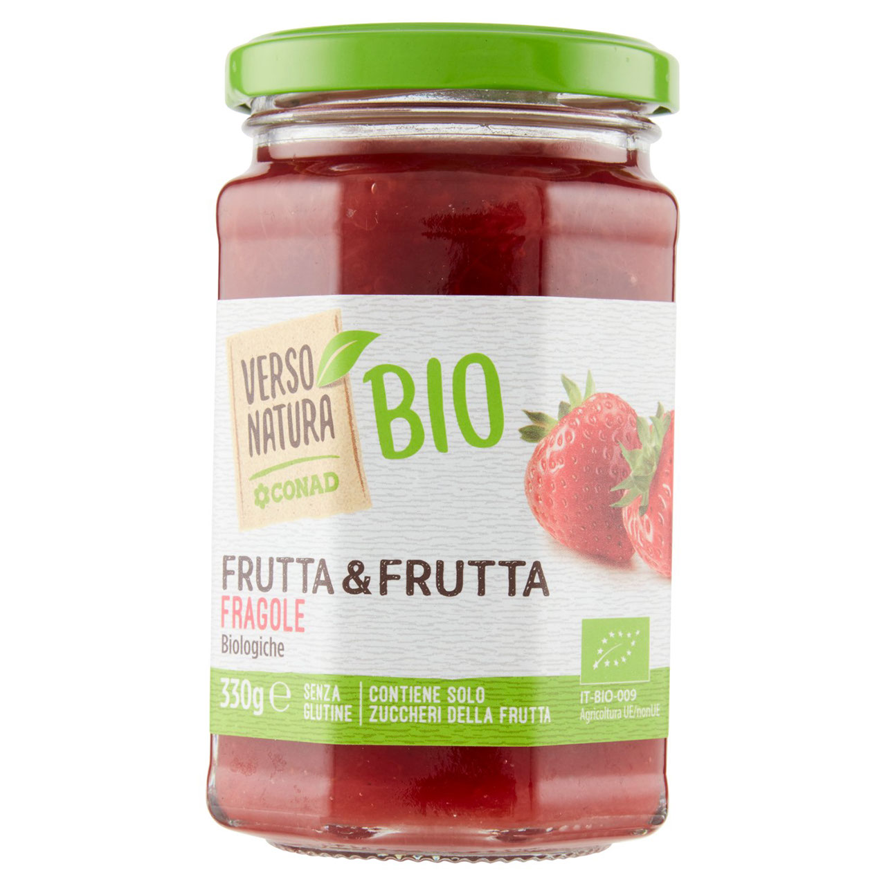 Bio Marmellata Fragole Biologiche 330g Conad