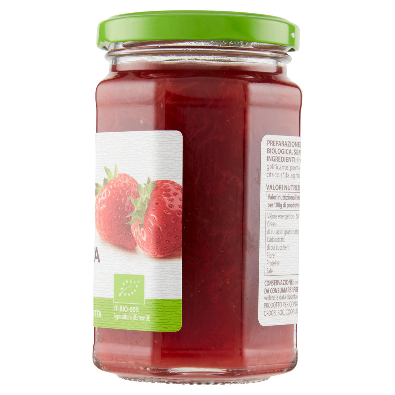 Bio Marmellata Fragole Biologiche 330g Conad