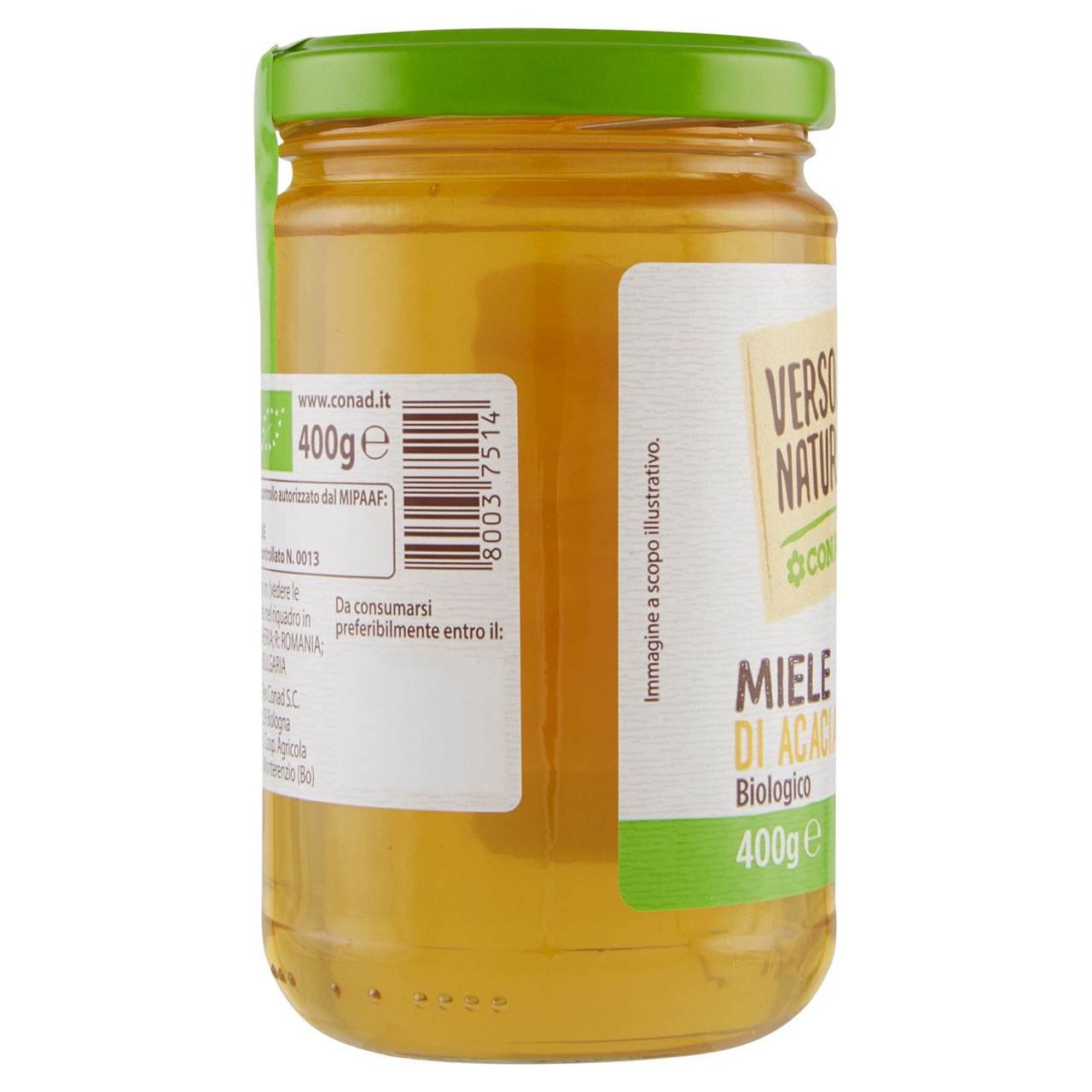 Miele di Acacia Biologico 400g Conad