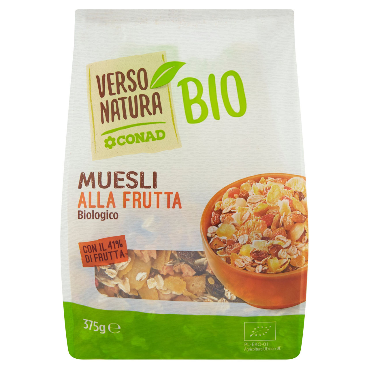 CONAD VERSO NATURA Bio Muesli alla Frutta Biologico 375 g