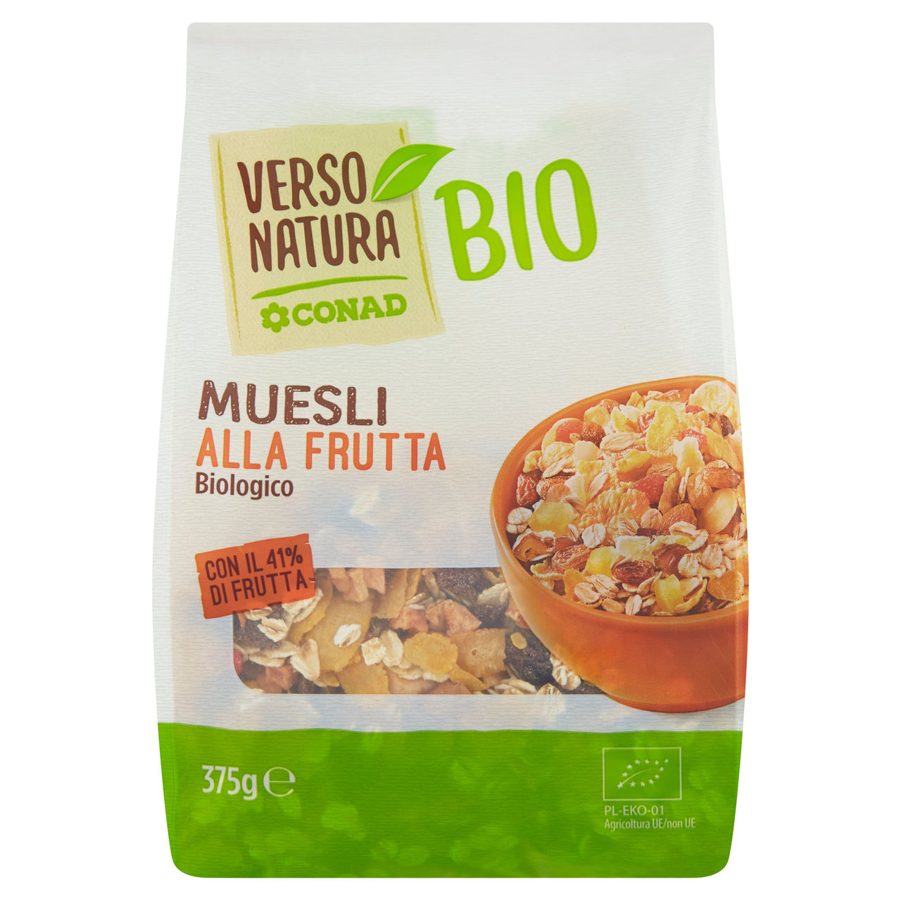 CONAD VERSO NATURA Bio Muesli alla Frutta Biologico 375 g