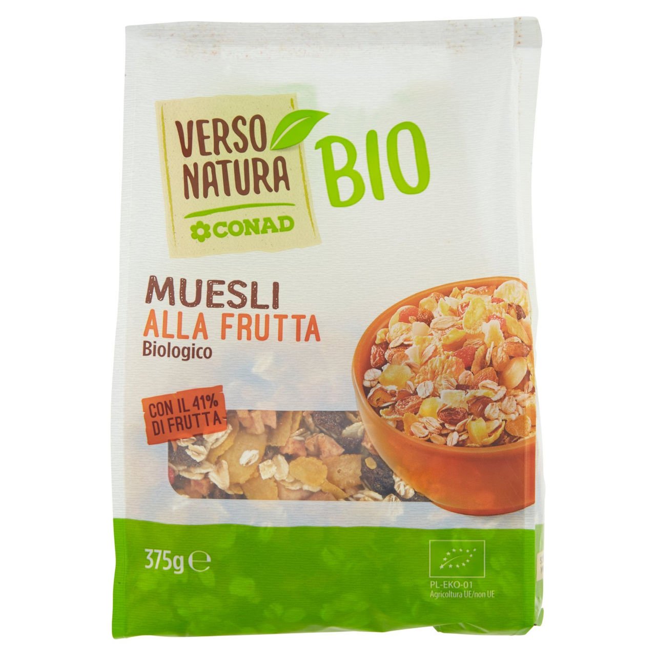 CONAD VERSO NATURA Bio Muesli alla Frutta Biologico 375 g