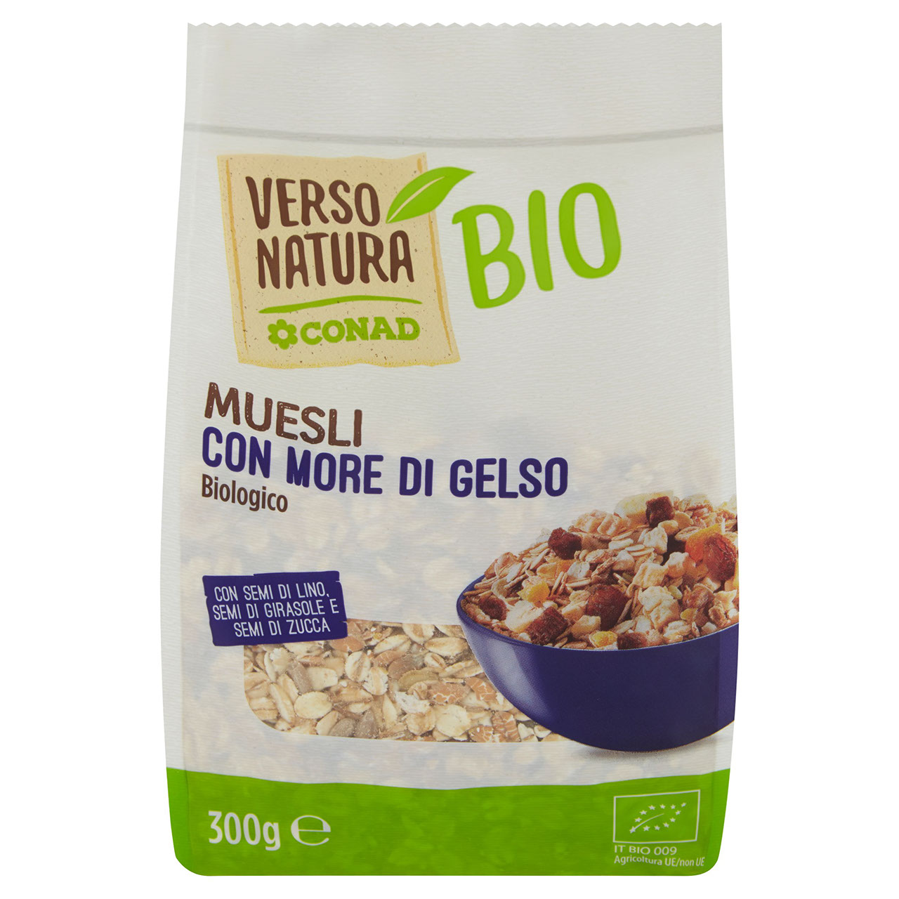 Muesli con more di gelso 300g Verso Natura Bio