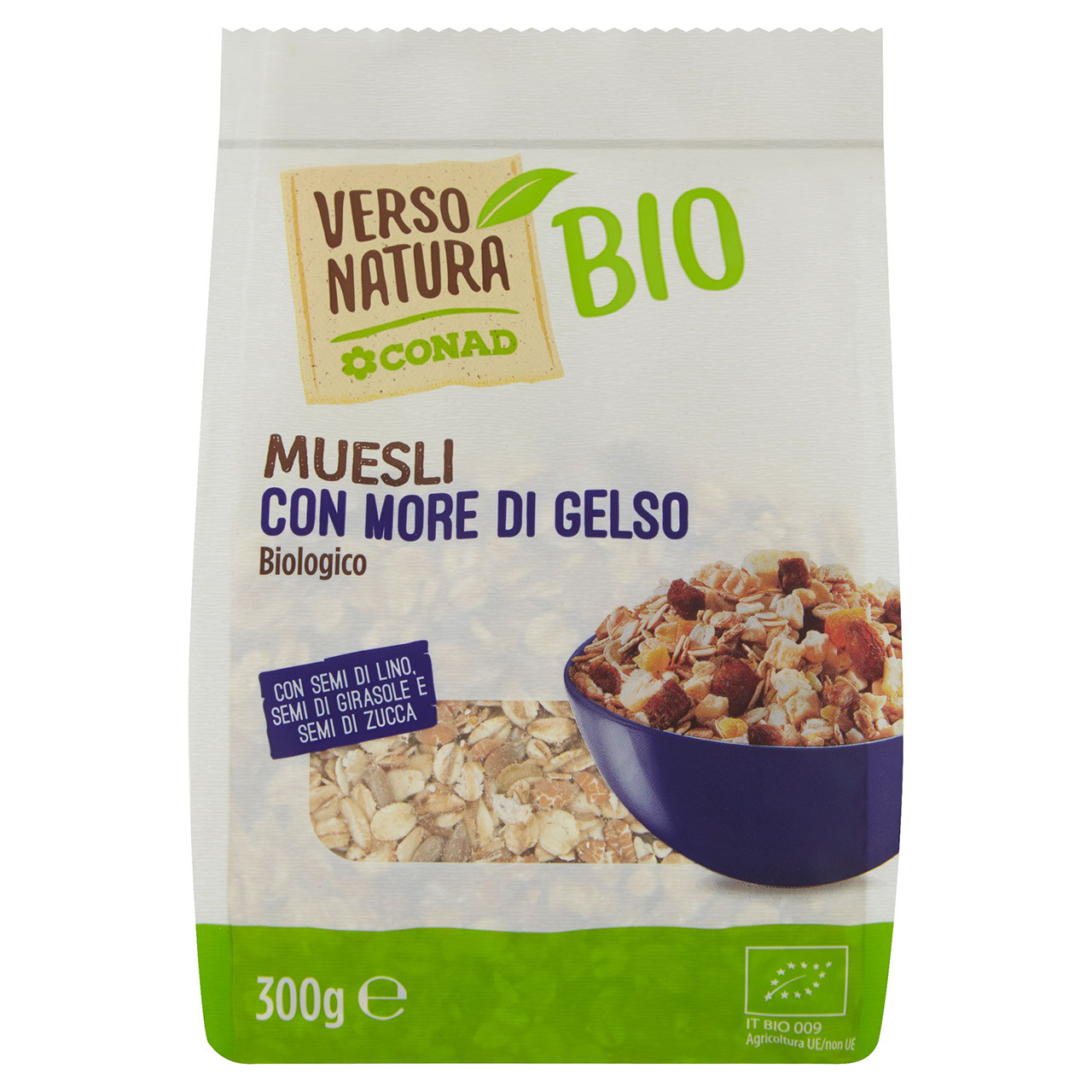 Muesli con more di gelso 300g Verso Natura Bio