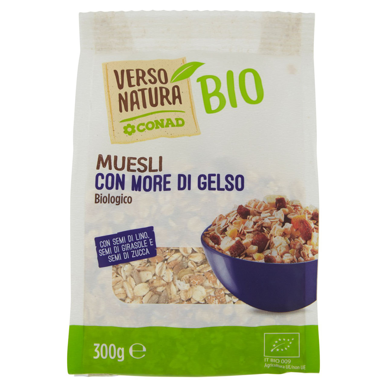 Muesli con more di gelso 300g Verso Natura Bio