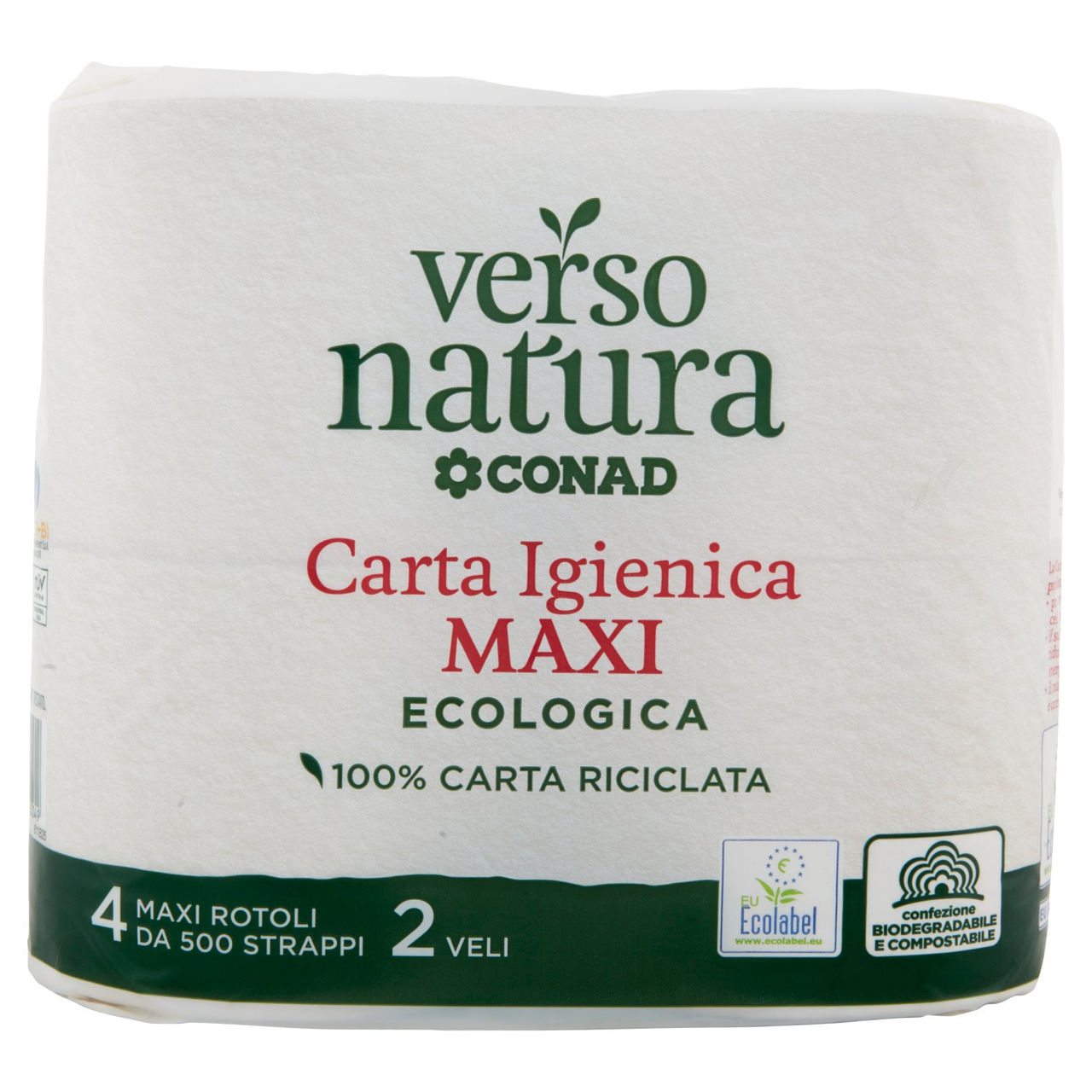 Carta Igienica Ecologica 4 Maxi Rotoli Conad