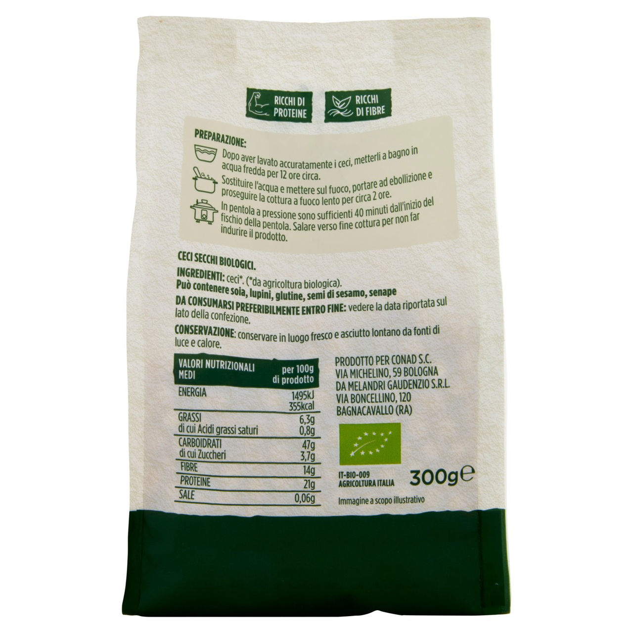 Ceci Biologici 300g Conad in vendita online
