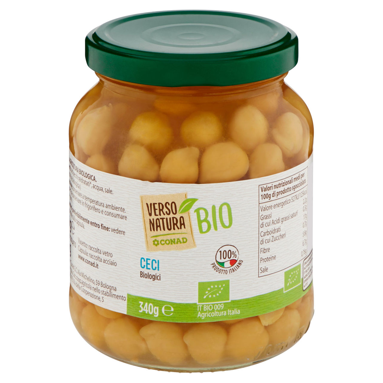 CONAD VERSO NATURA Ceci Biologici 340 g