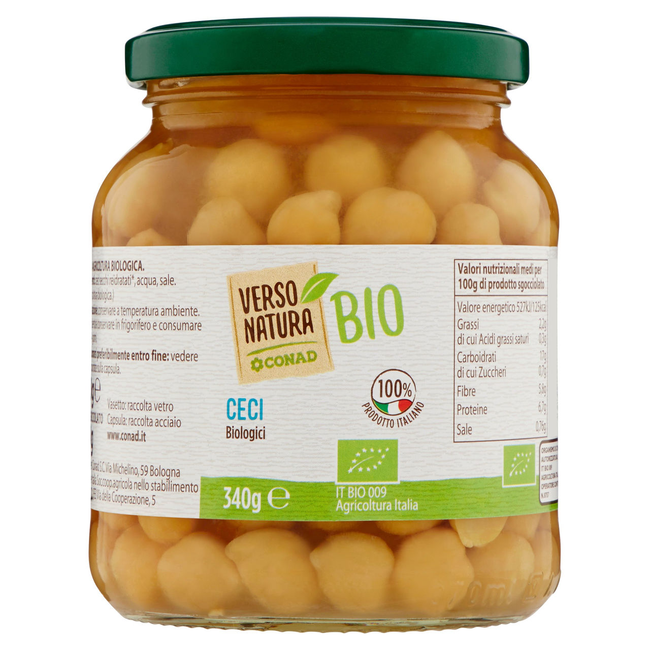 CONAD VERSO NATURA Ceci Biologici 340 g