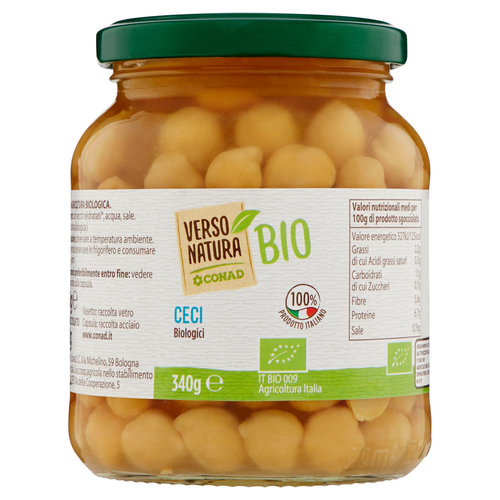 CONAD VERSO NATURA Ceci Biologici 340 g