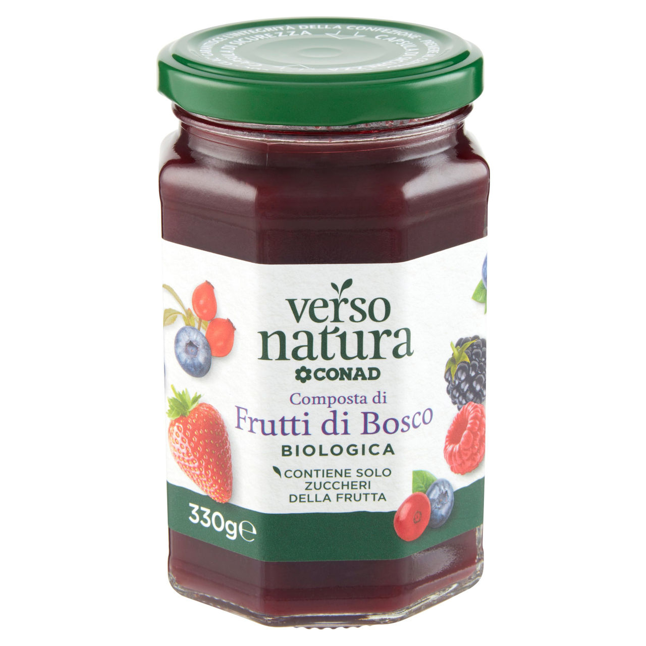 Marmellata Frutti di Bosco Biologici 330g Conad