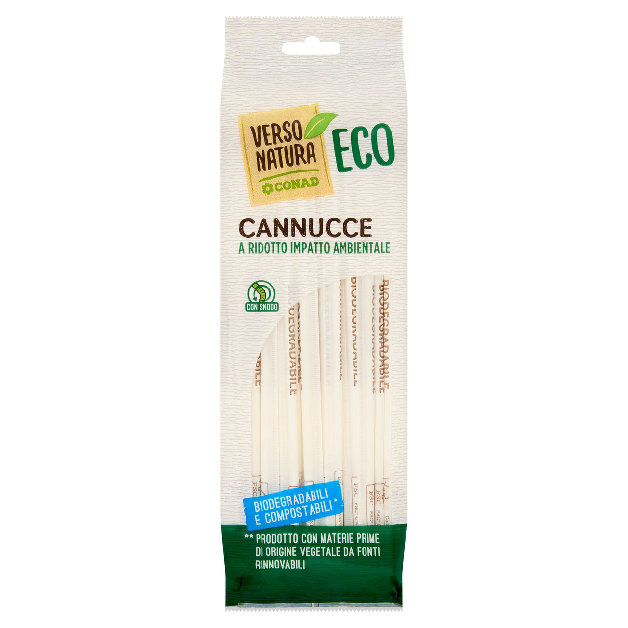 Cannucce Ecologiche 40pz Conad in vendita online