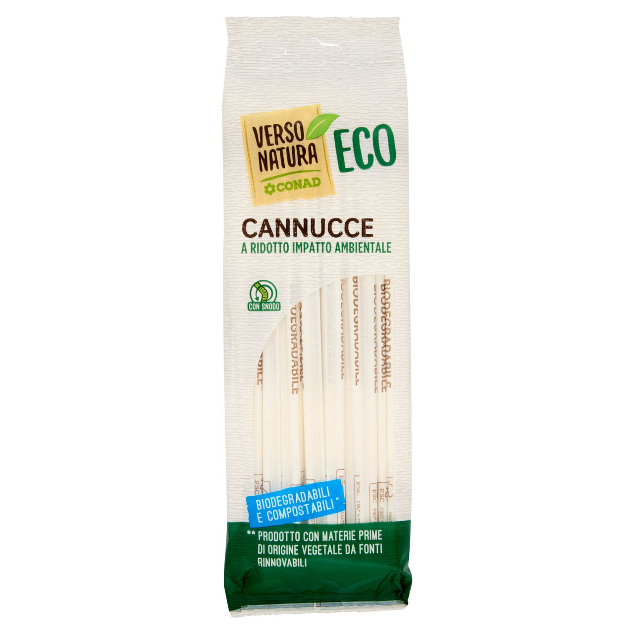 Cannucce Ecologiche 40pz Conad in vendita online