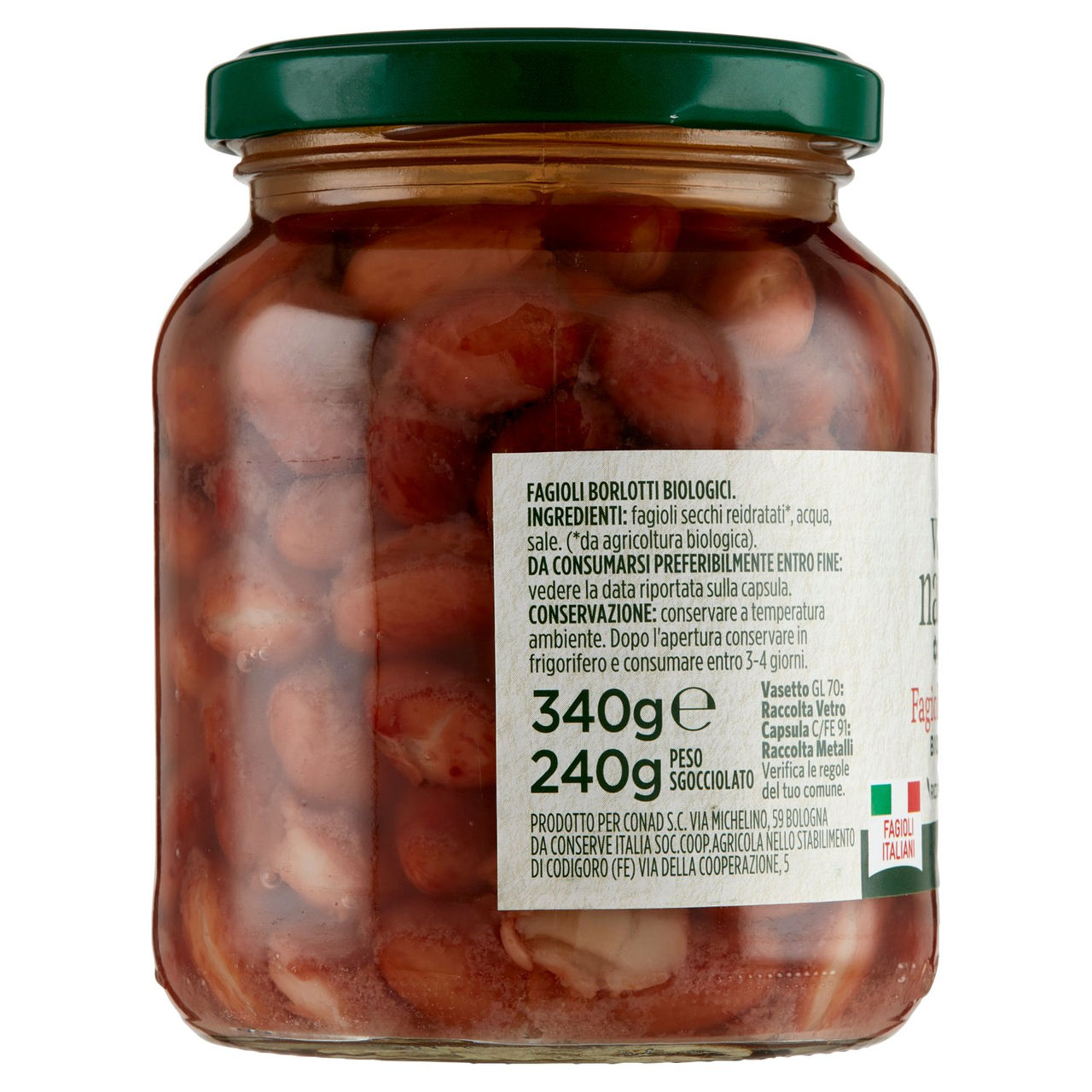 Fagioli Borlotti Bio Conad in vendita online