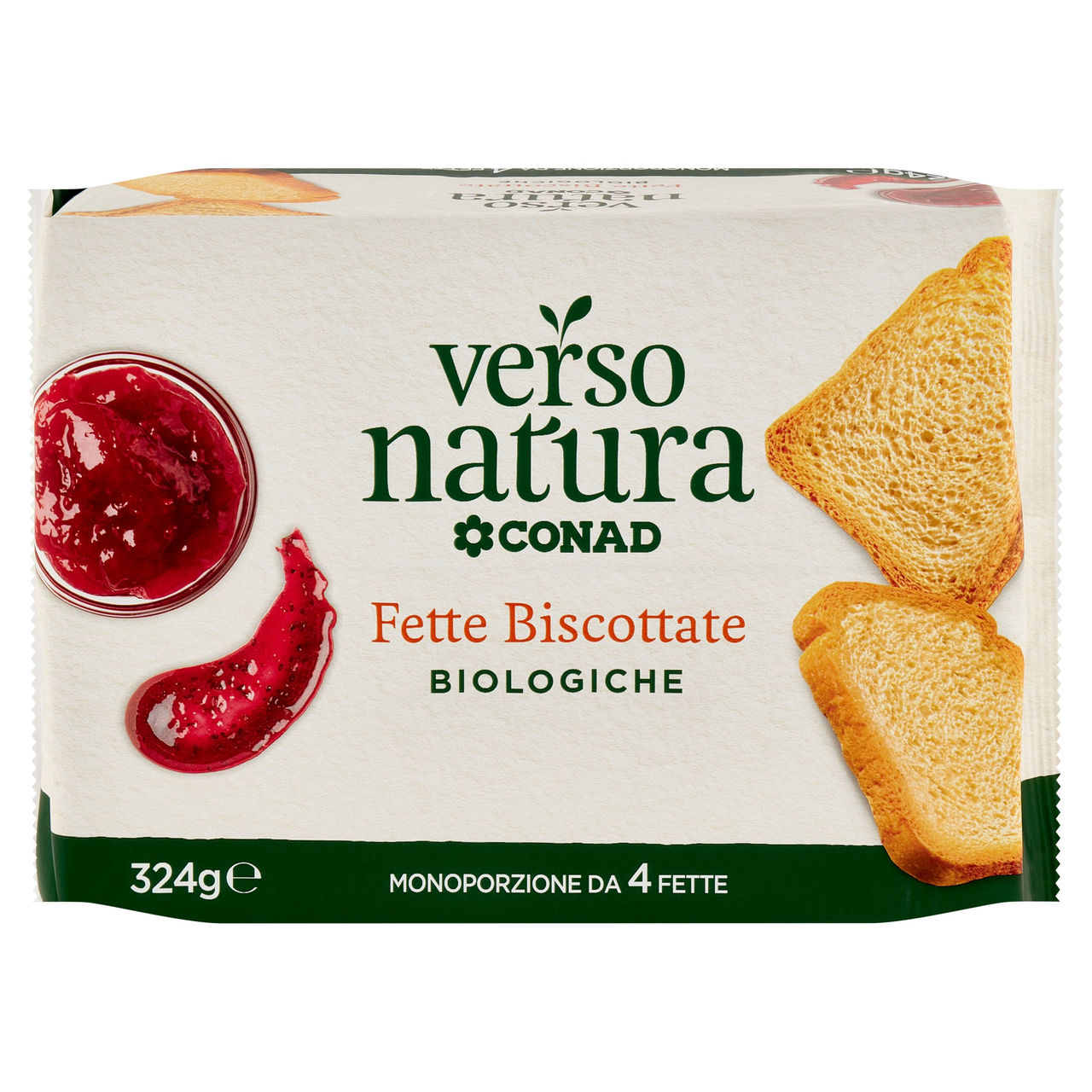 CONAD VERSO NATURA Fette Biscottate Biologiche 324 g