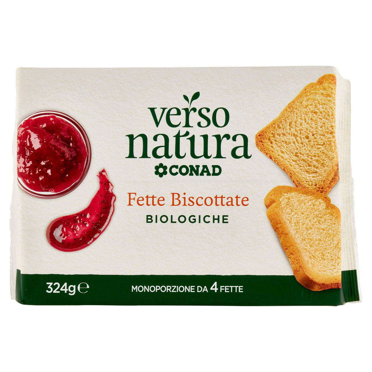 CONAD VERSO NATURA Fette Biscottate Biologiche 324 g