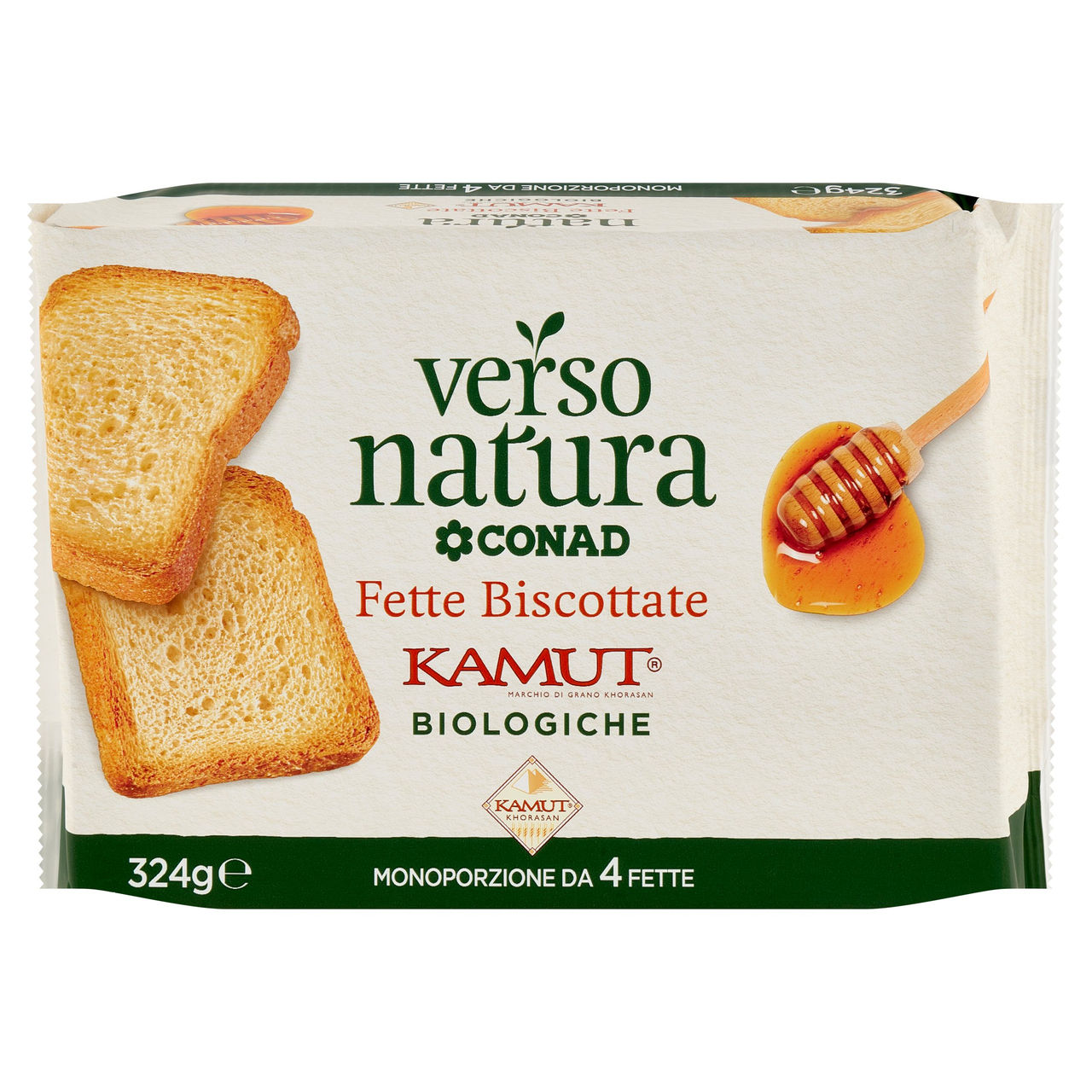 CONAD VERSO NATURA Fette Biscottate Kamut Biologiche 324 g